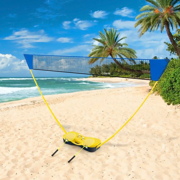 Portable Badminton Net Set 270cm, Rackets, Carry Case