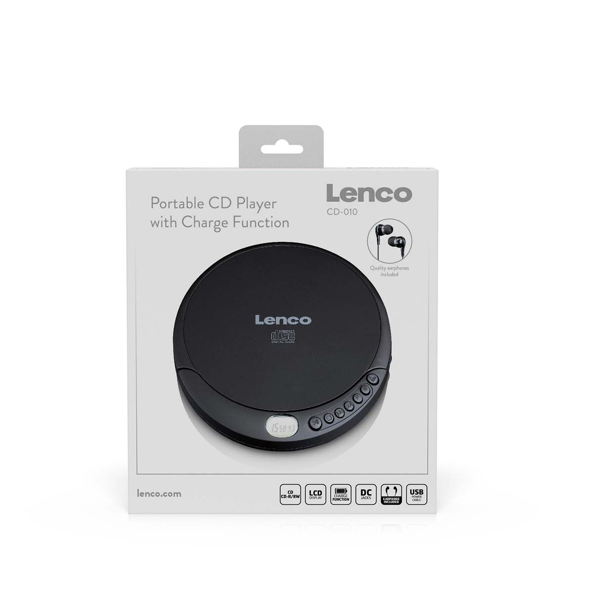 Portable CD player with charge function