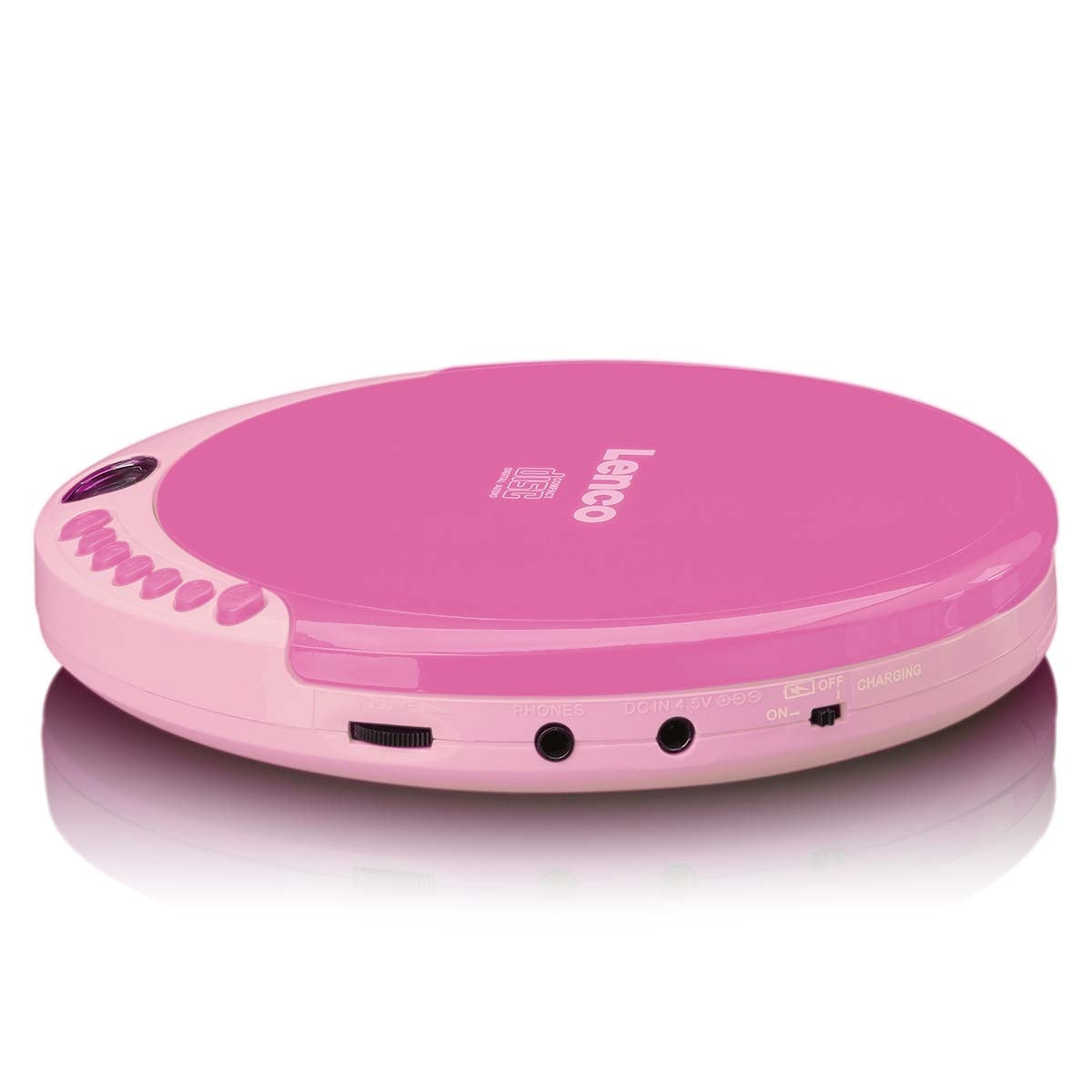 Portable CD player with charge function Pink