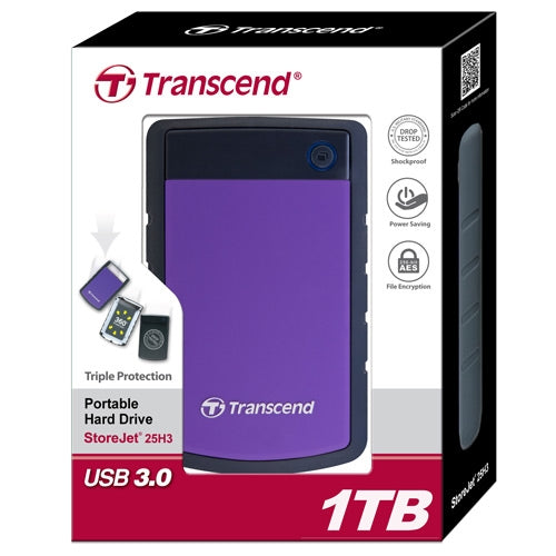 Portable HDD StoreJet 2.5" 1TB USB 3.1 Gen 1 Purple