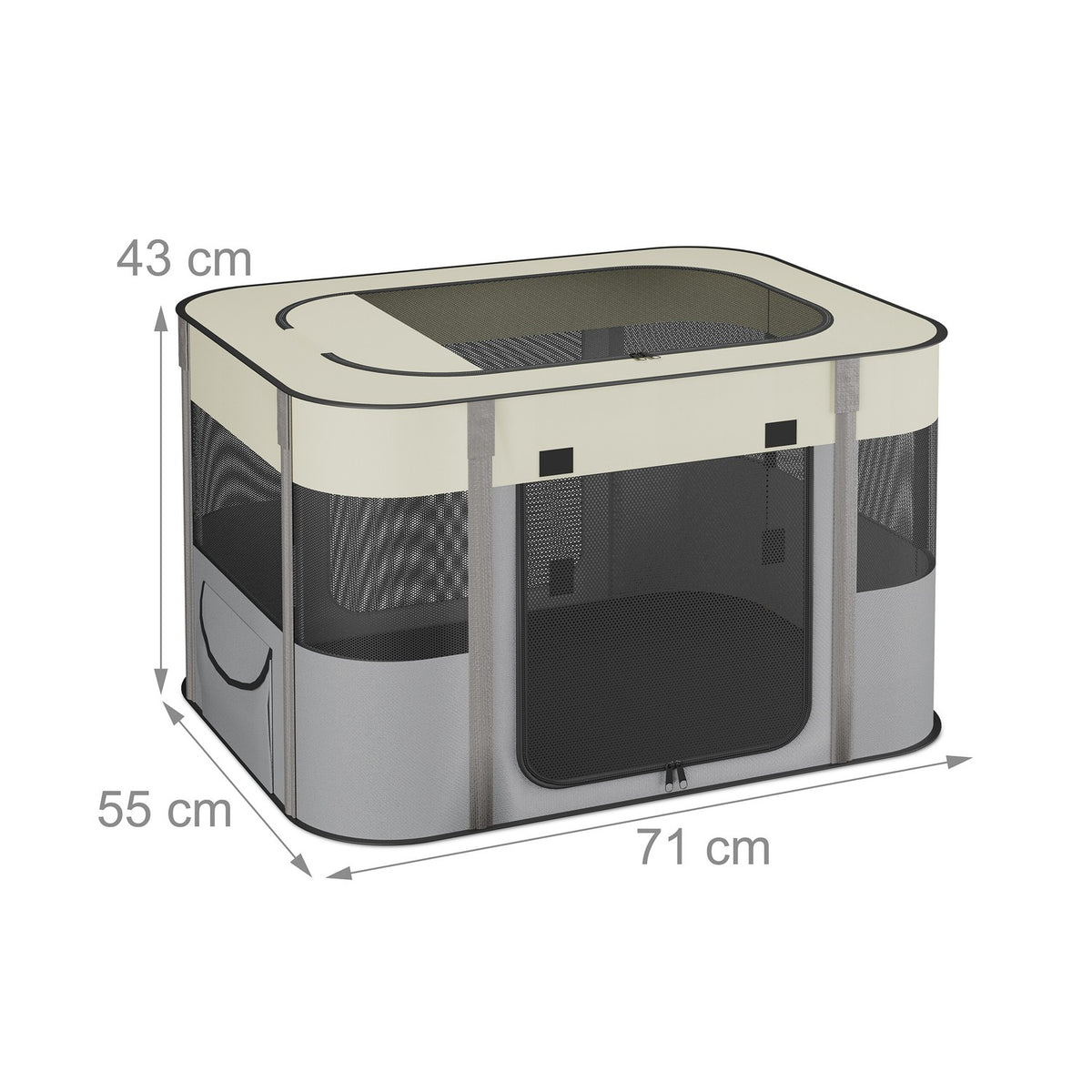 Portable Pet Playpen for Cats & Dogs, Indoor/Outdoor Use