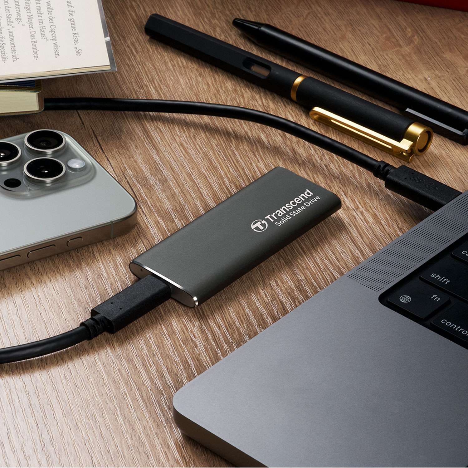 Portable SSD ESD256C USB-C 1TB 10Gbps (R1050/W950 Mb/s) Aluminum