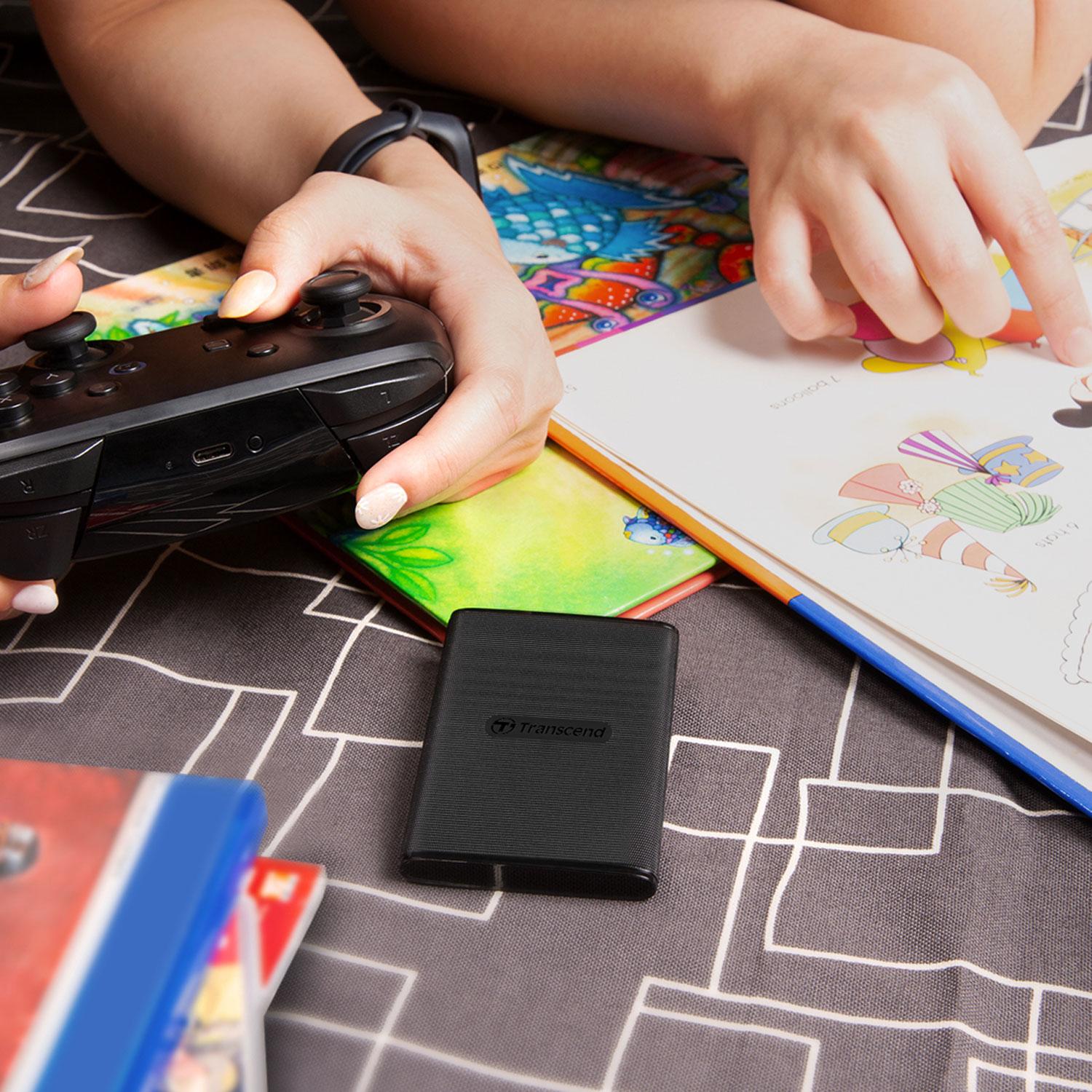 Portable SSD ESD270C USB-C 2TB (R520/W460) Black