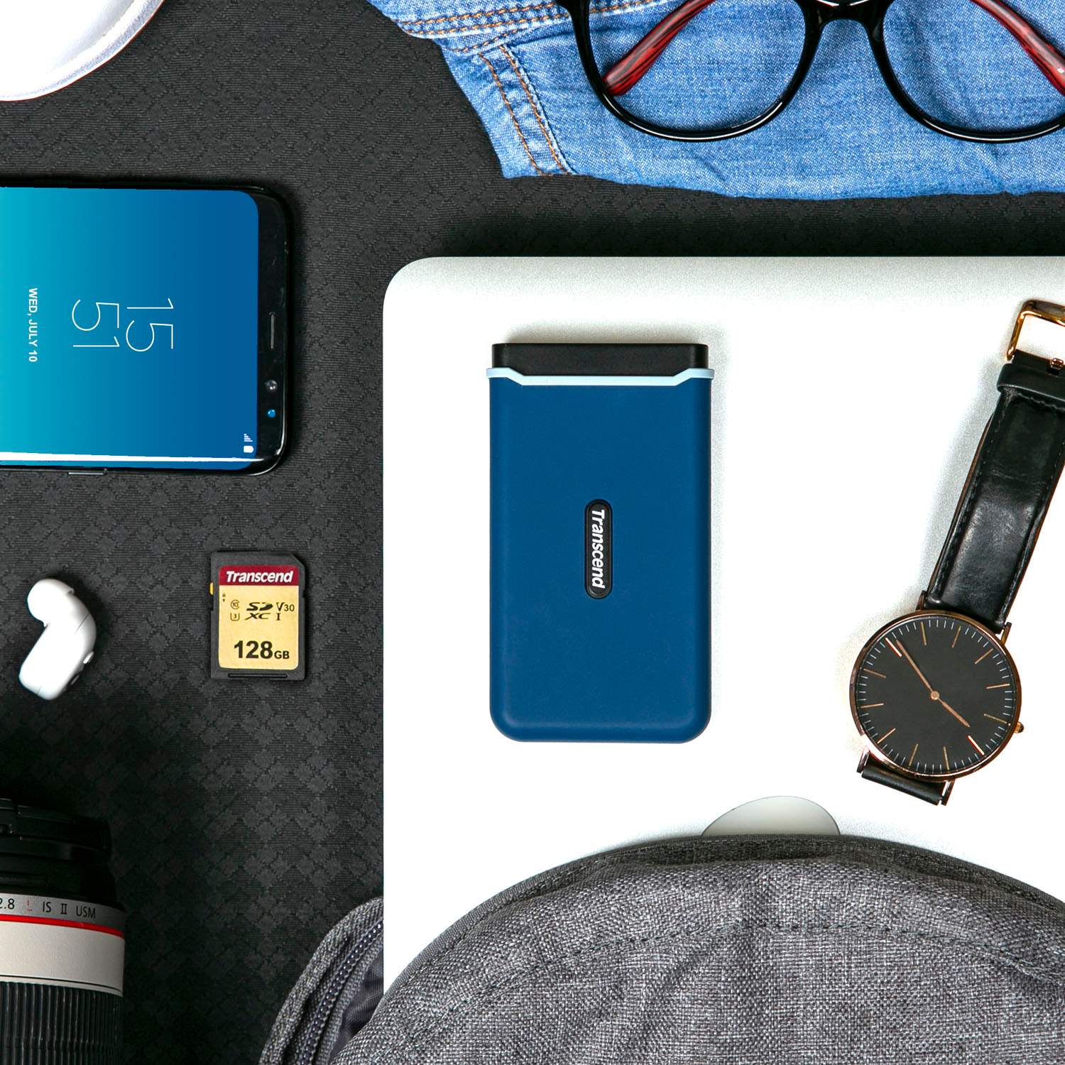 Portable SSD ESD370C USB-C 1TB (R1050/W950)