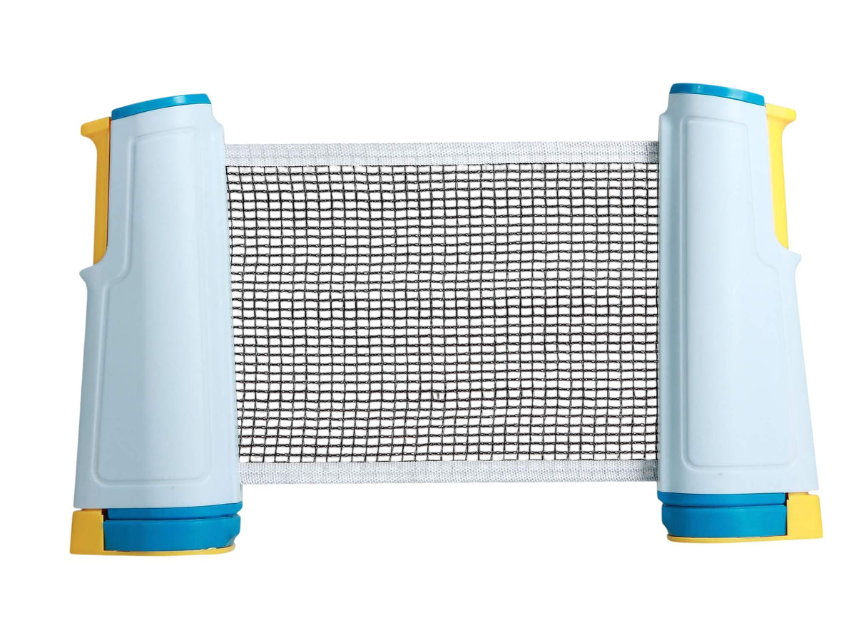Portable Table Tennis Set with Adjustable Net and Paddles
