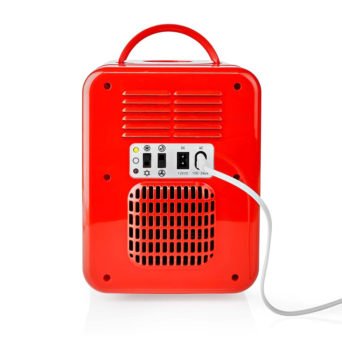 Portable mini fridge | 4 l | 12 V DC / 100 - 240 V AC | RED