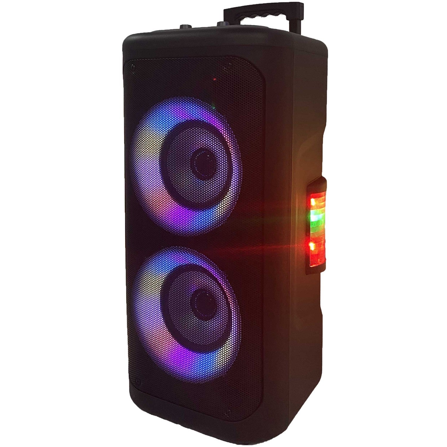 Portable powerful speaker with LED light