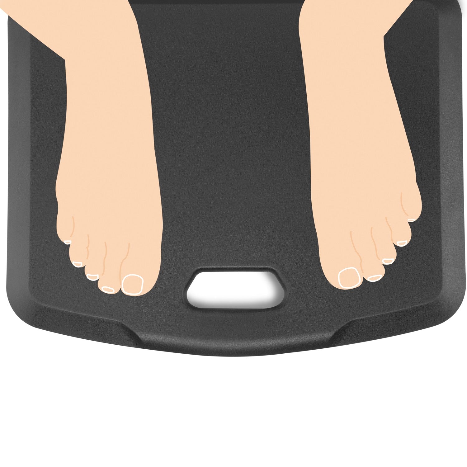 Portable standing mat ergonomic 457x558x19mm