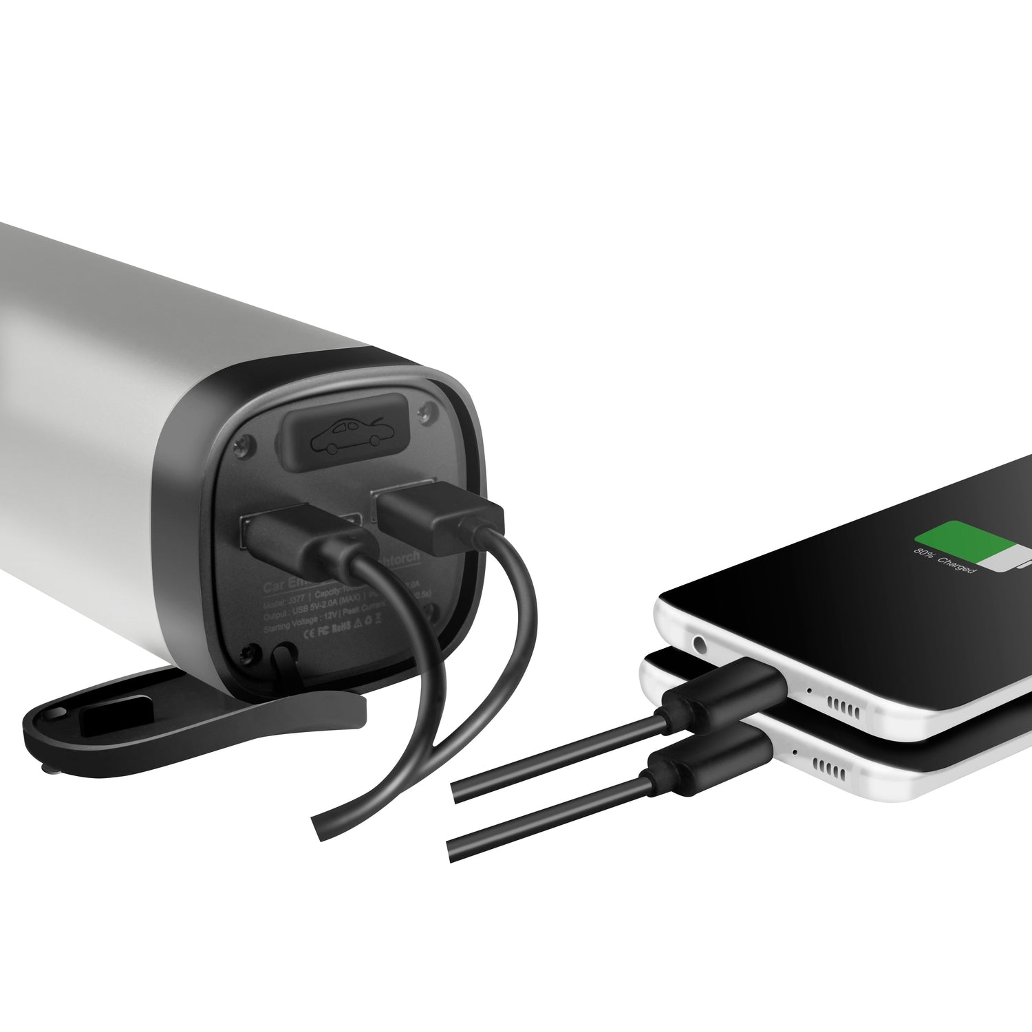 Portable starting aid for cars Starting current 300A