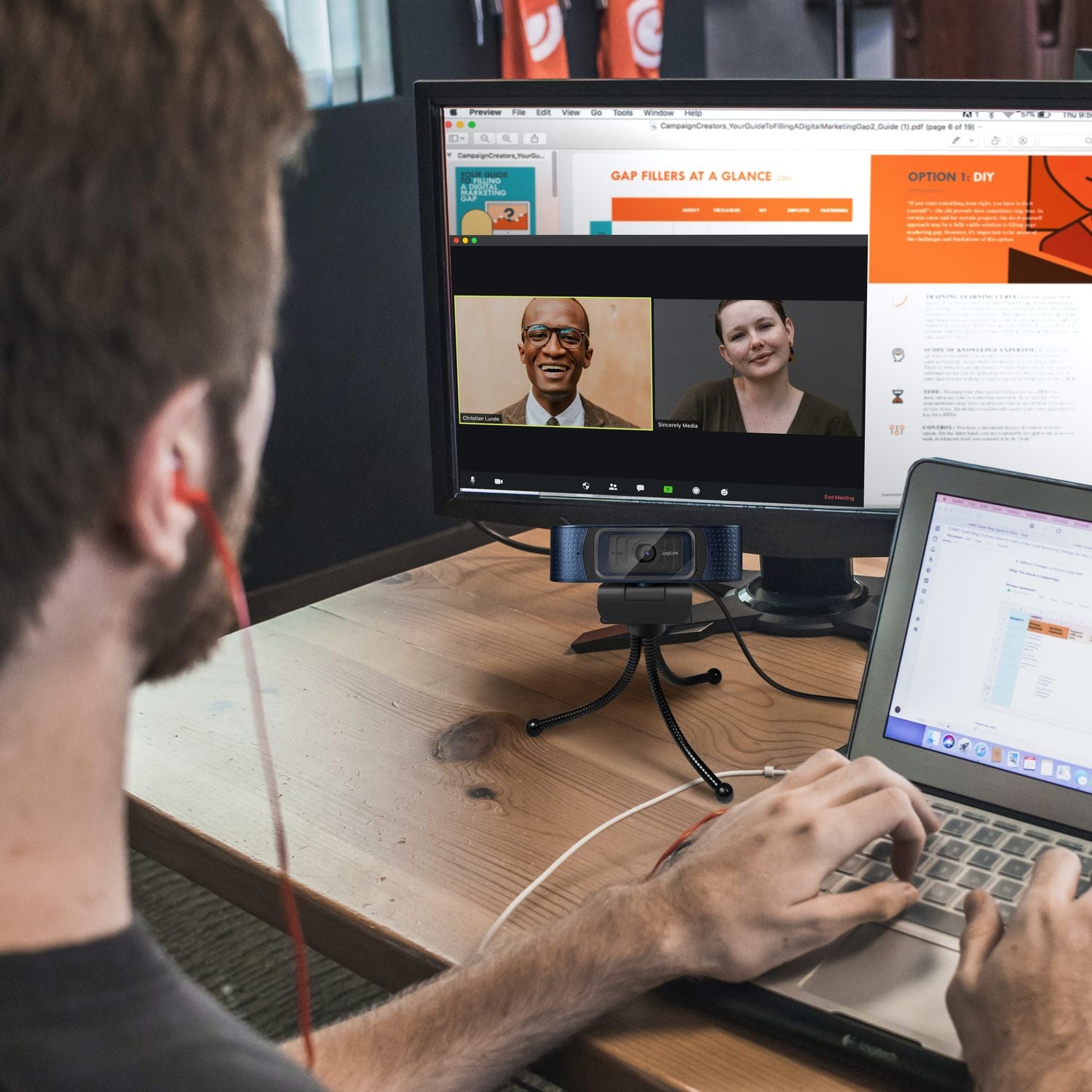 Portable tripod, mini. Flexible legs