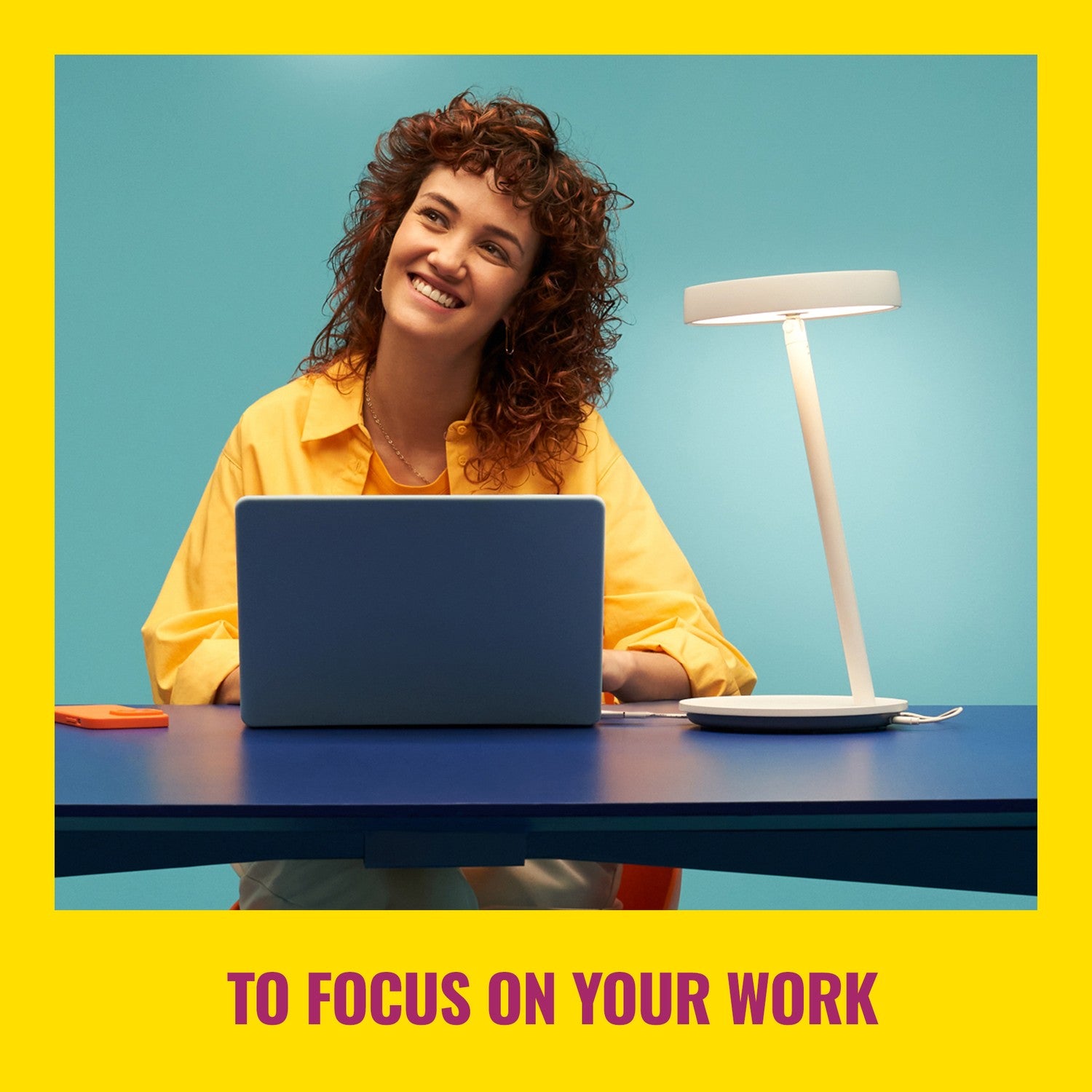 Portrait Smart desk lamp/lighting for video calls 600lm