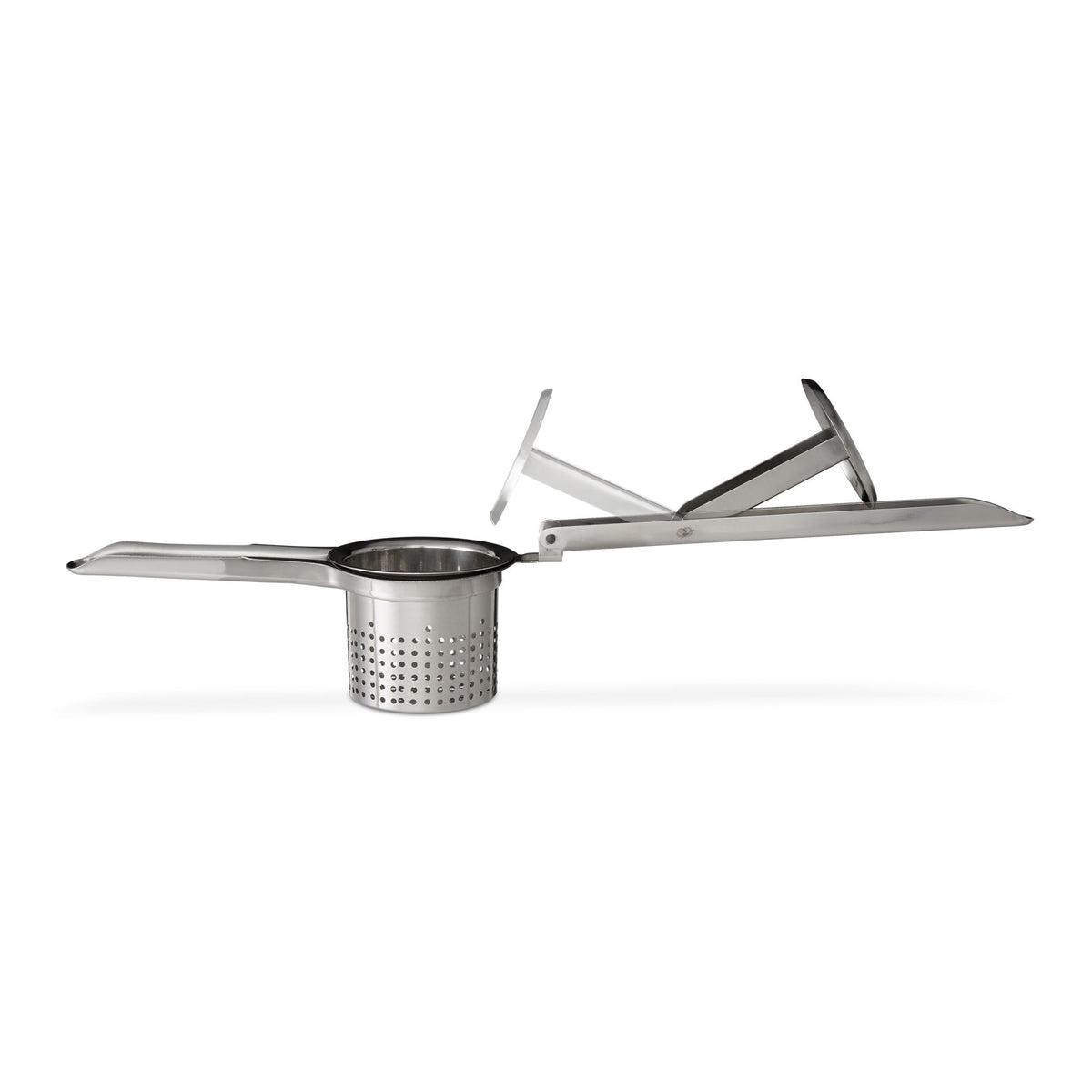 Potato and Spaetzle Press, Stainless Steel, Potato Masher, Potato Ricer, Silver