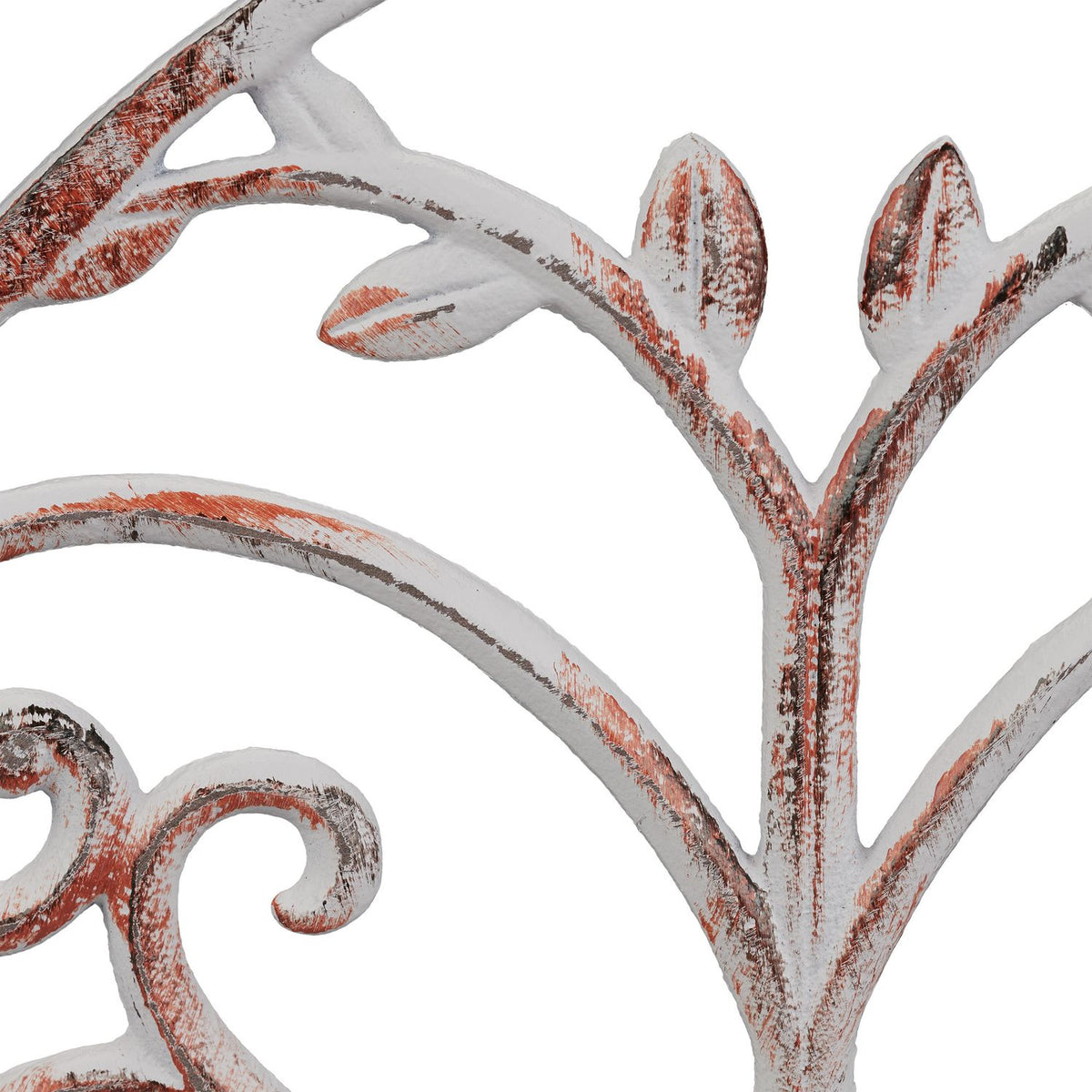 Pot holder wall cast iron white