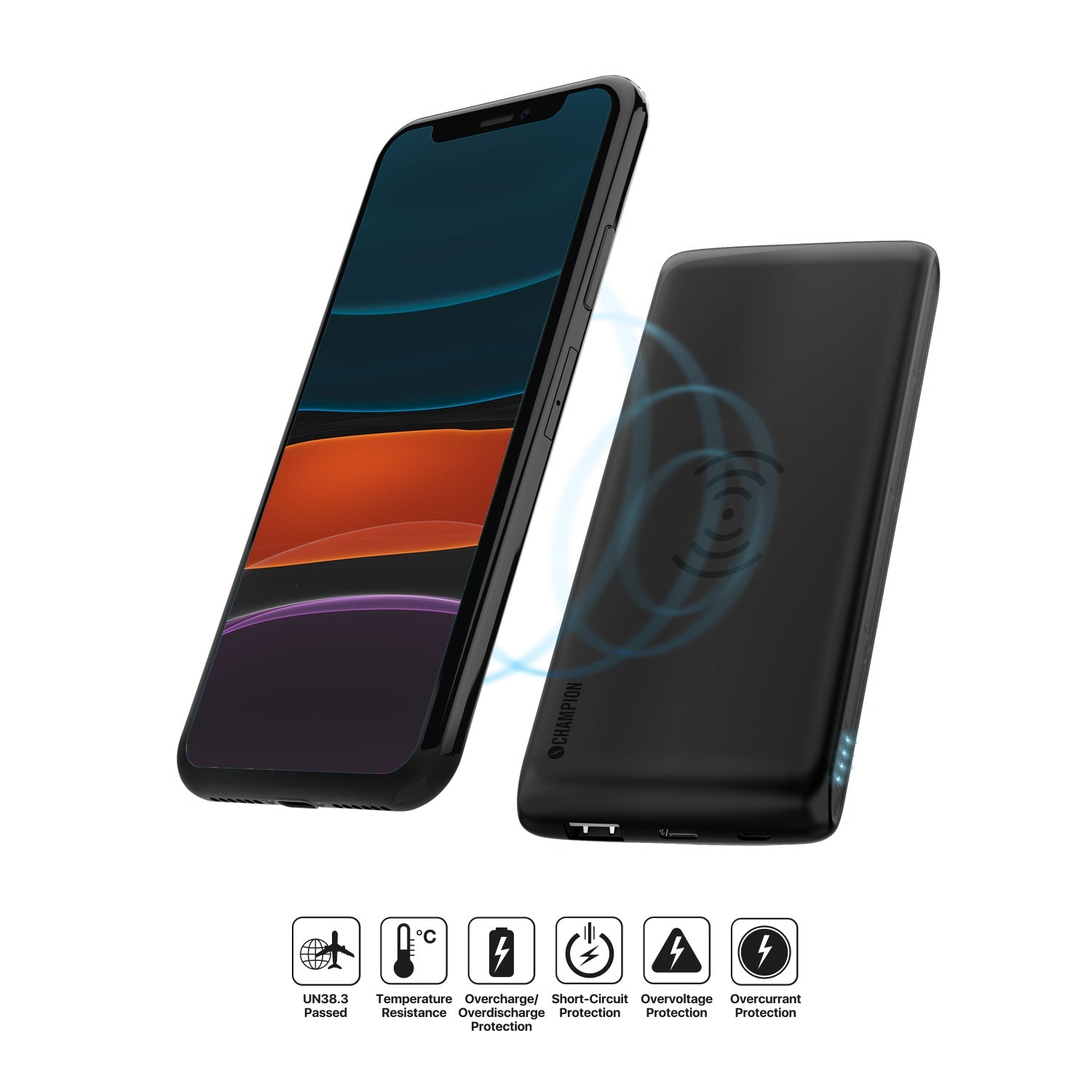 Power Bank 10000 mAh 12W + Wireless Charging