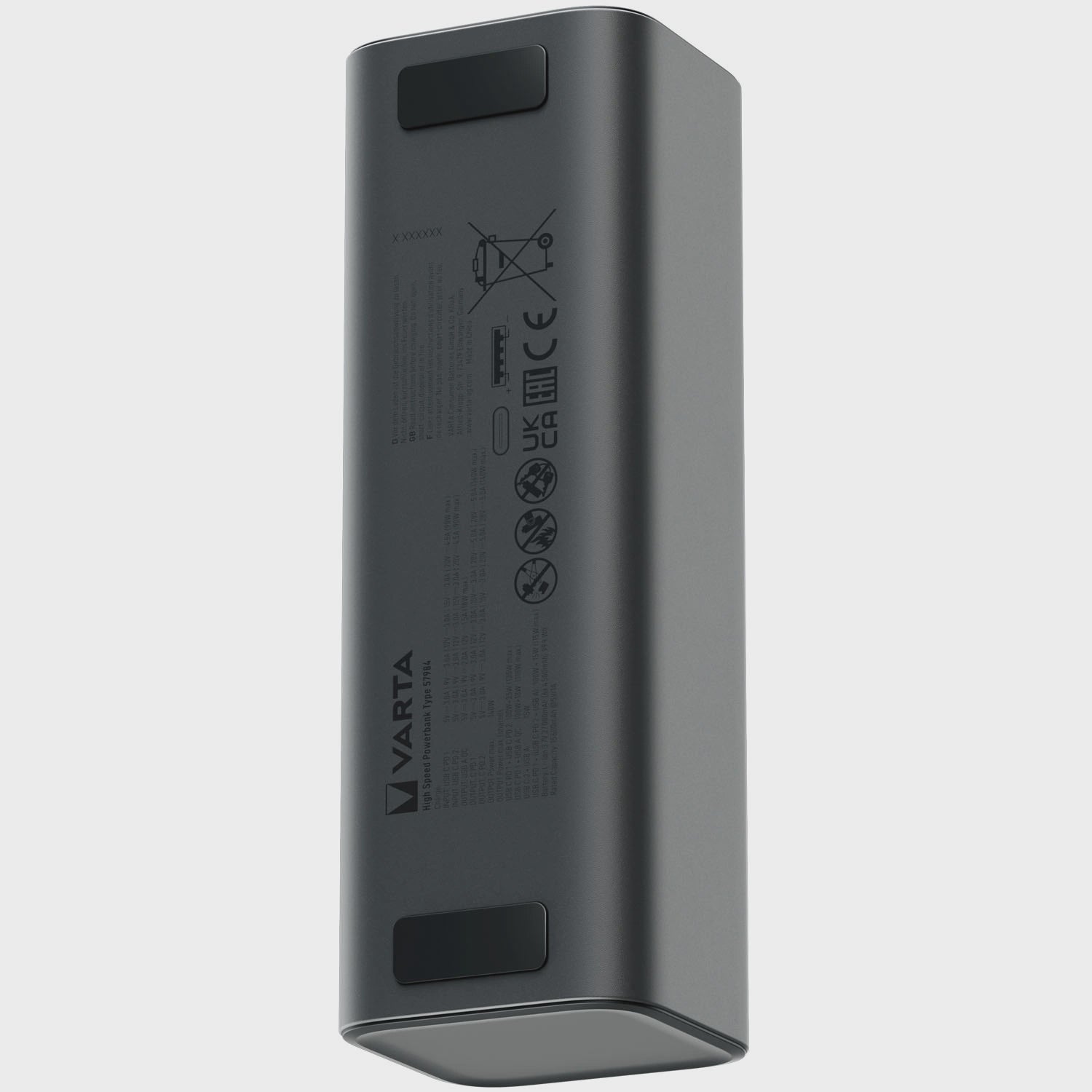 Power Bank 27000mAh, 140W Fast Charge, Black