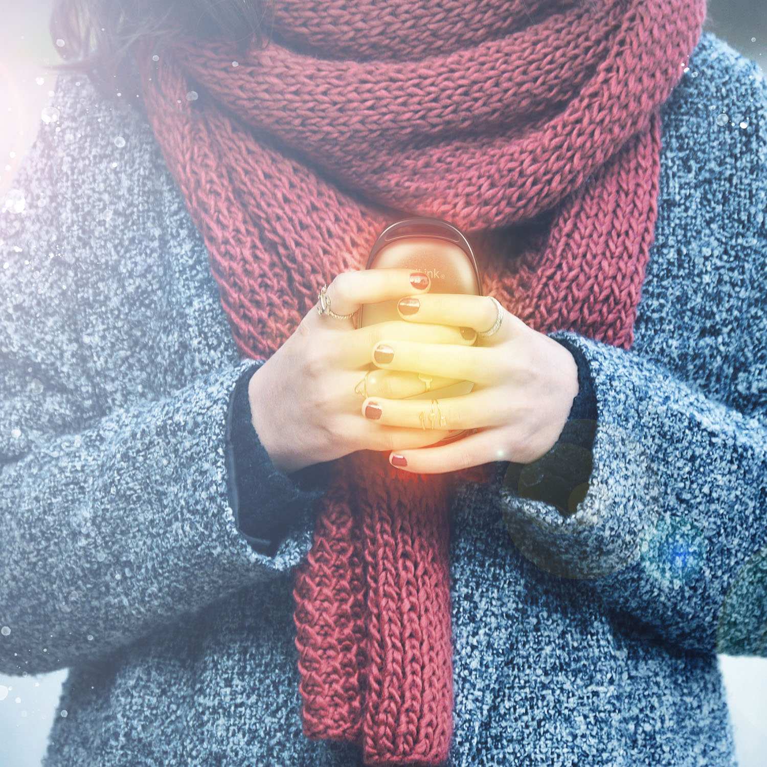 PowerBank with hand warmer 4000mAh Black