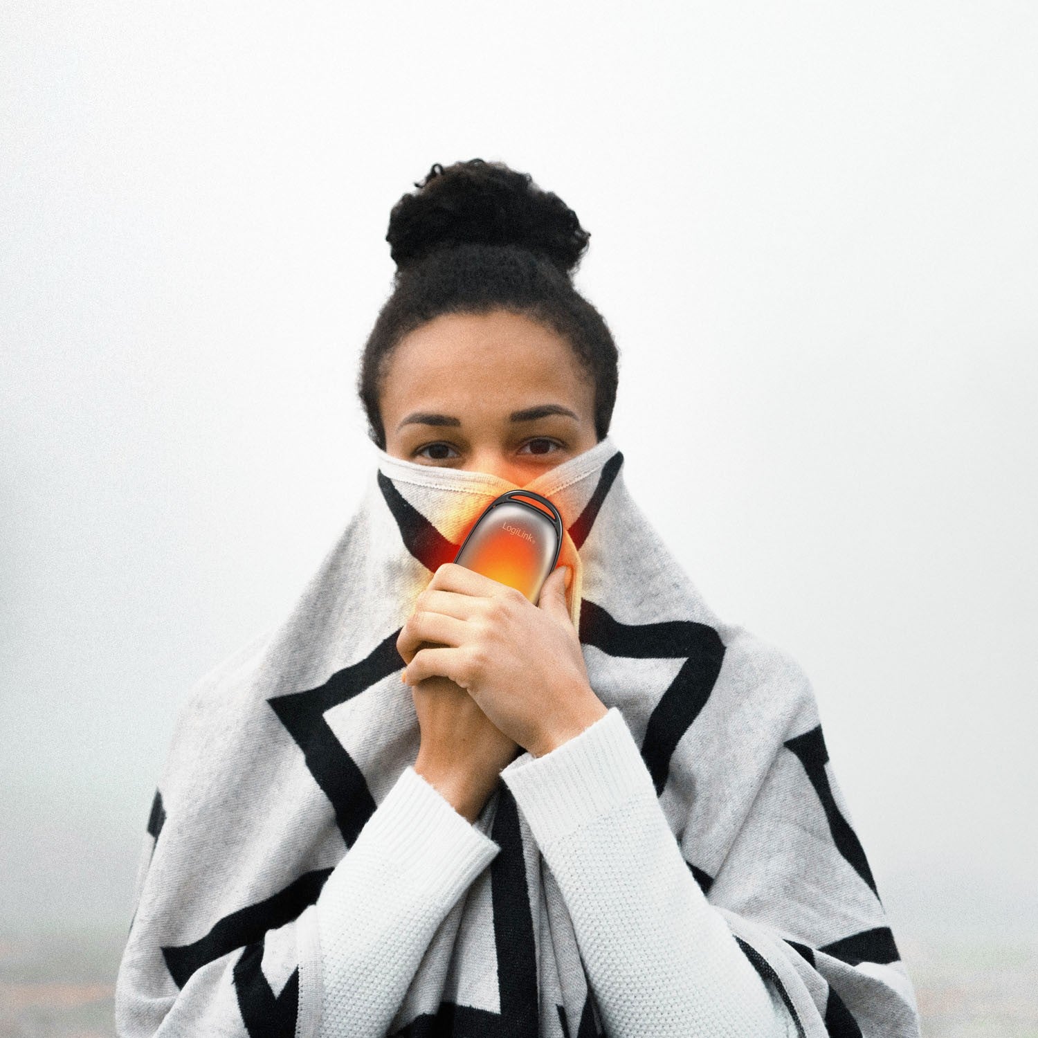 PowerBank with hand warmer 4000mAh Black