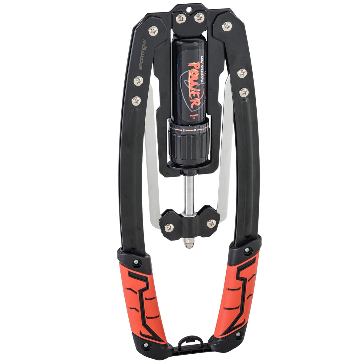 Power Twister 10-200kg Arm Trainer Adjustable Hydraulic Arm Training Device 43 x 16 x 5 cm Black+Red