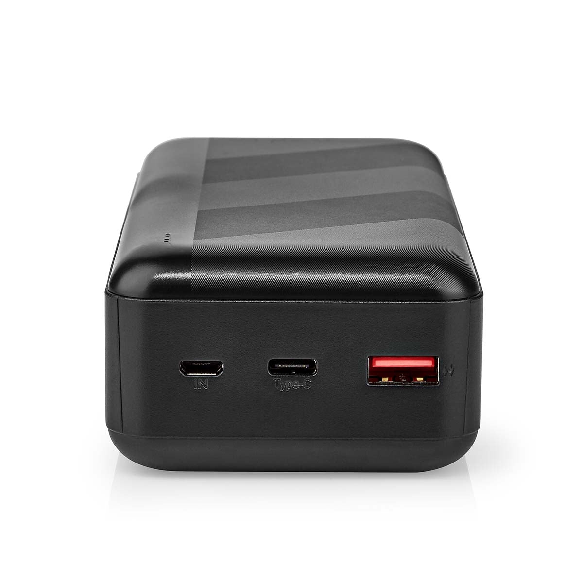 Power bank | 30000 mAh | 1.5 / 2.0 / 3.0 A | Number of outputs: 2 | Output connection: 1x USB-A / 1x USB-C™ | Input connection: 1x Micro USB / 1x USB-C™ | PD3.0 20W | Lithium polymer