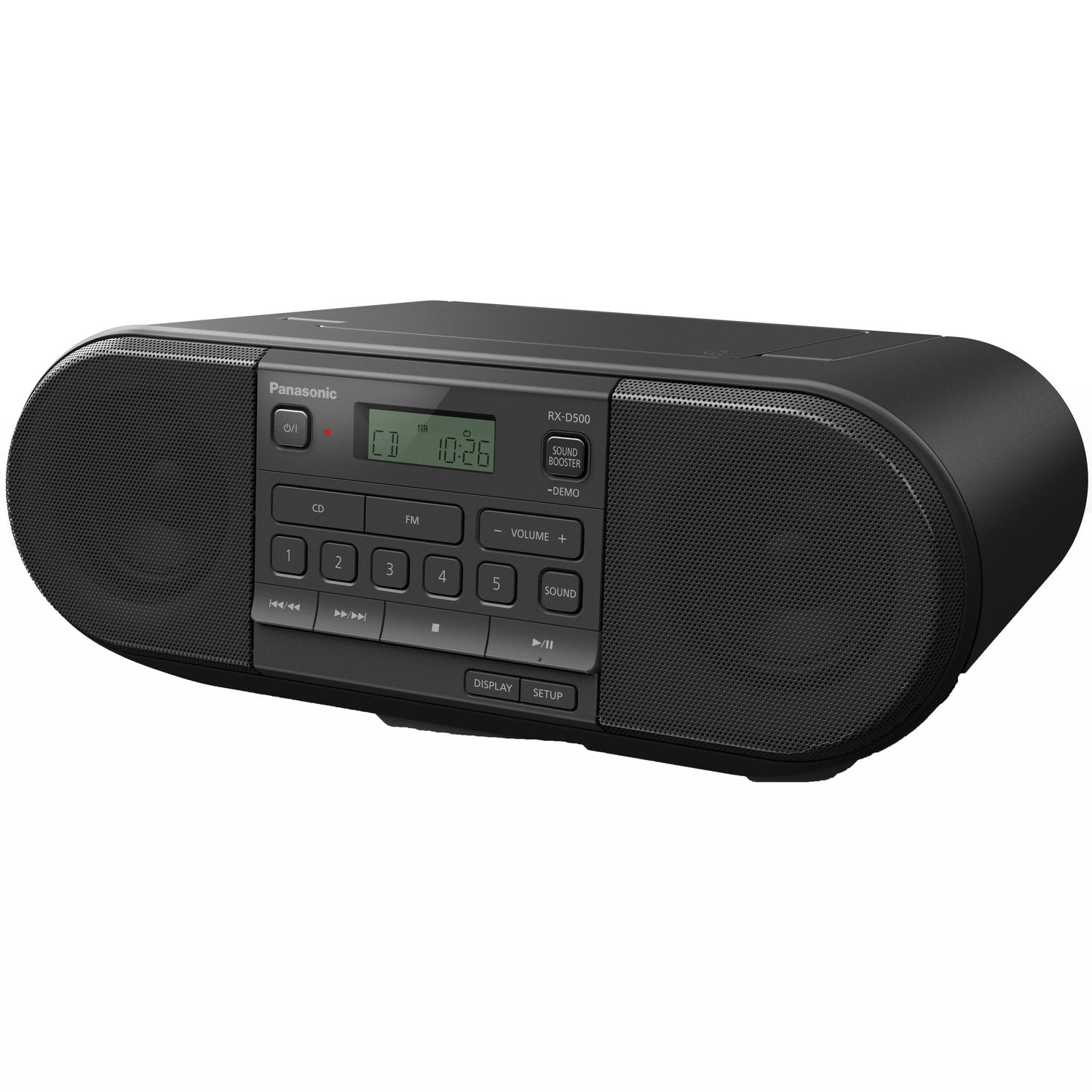 Powerful portable radio with CD