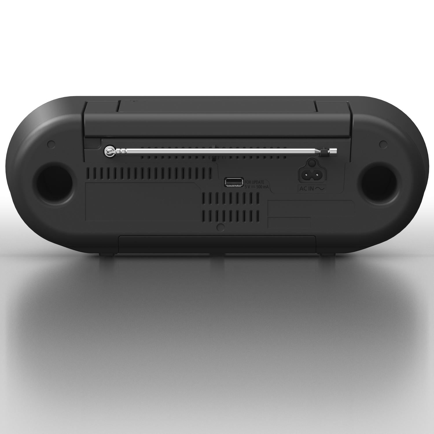 Powerful portable radio with CD