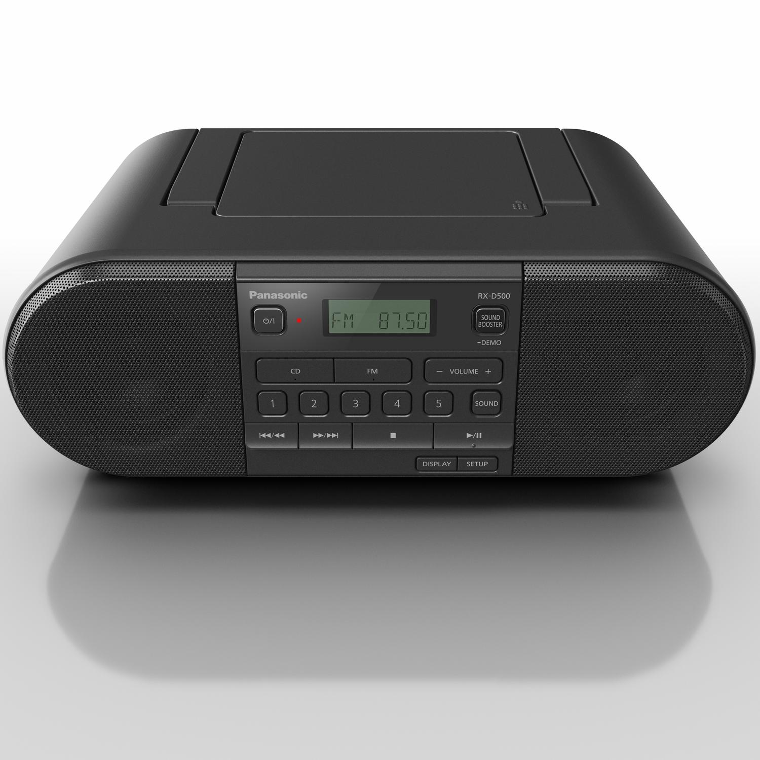 Powerful portable radio with CD