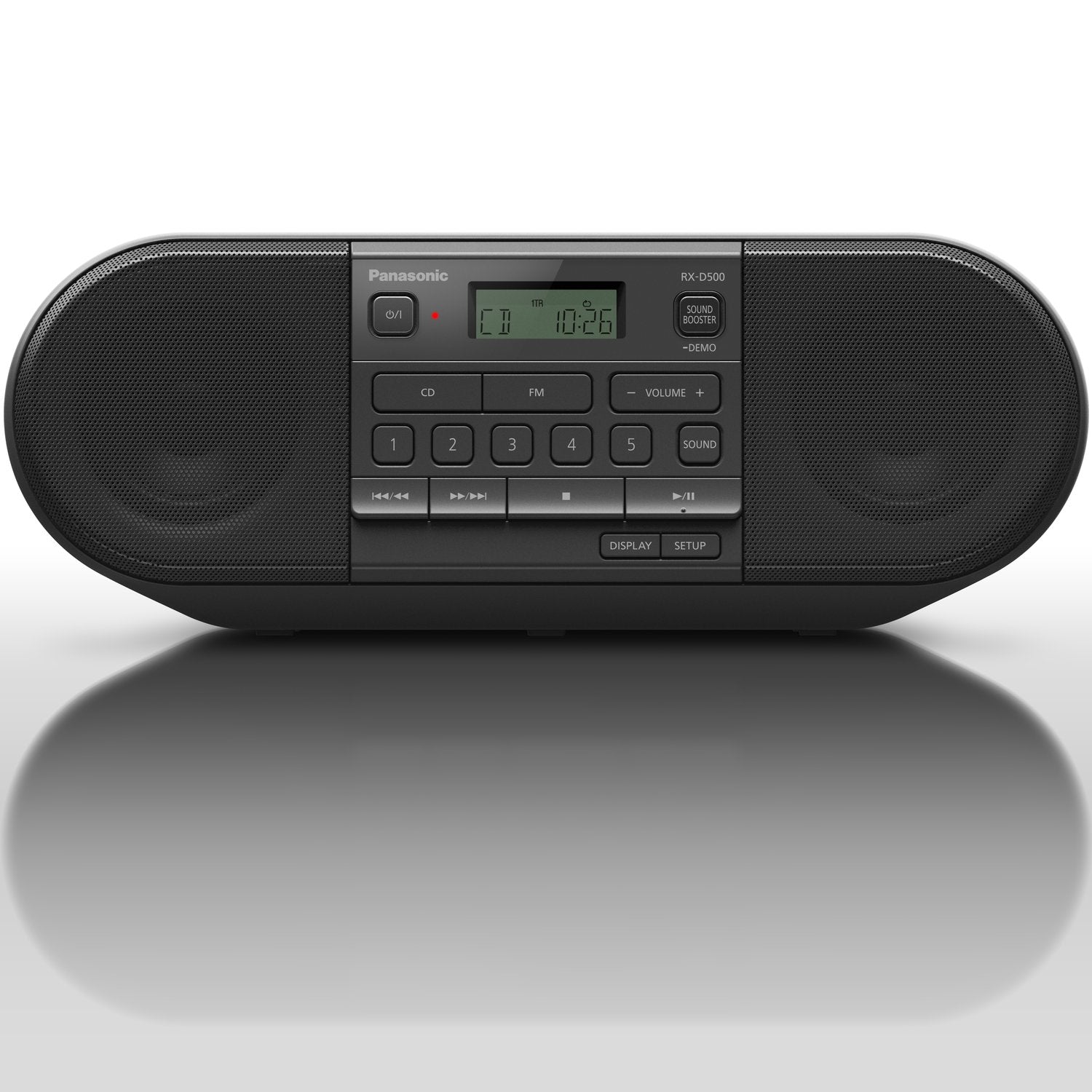 Powerful portable radio with CD