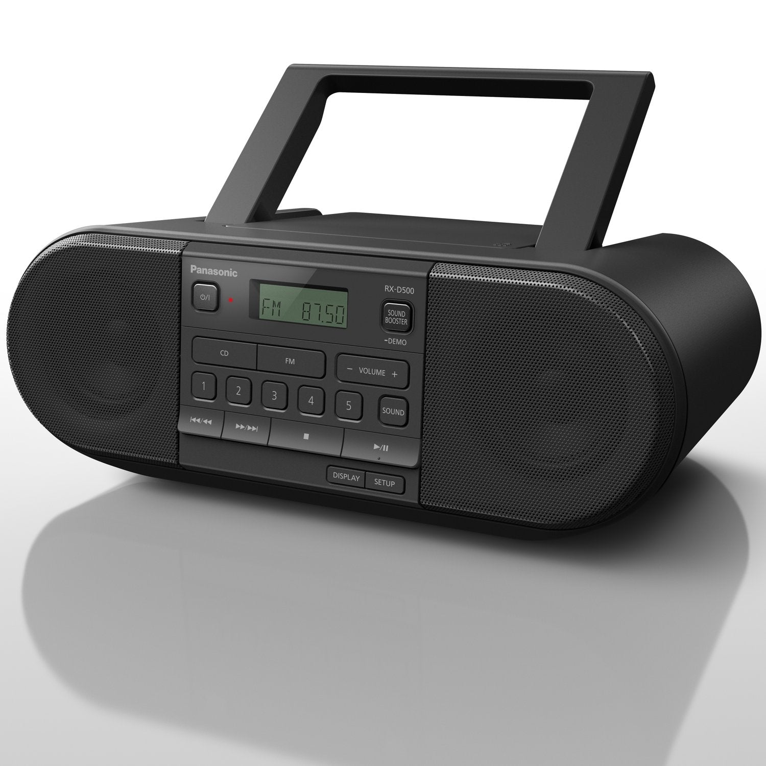 Powerful portable radio with CD