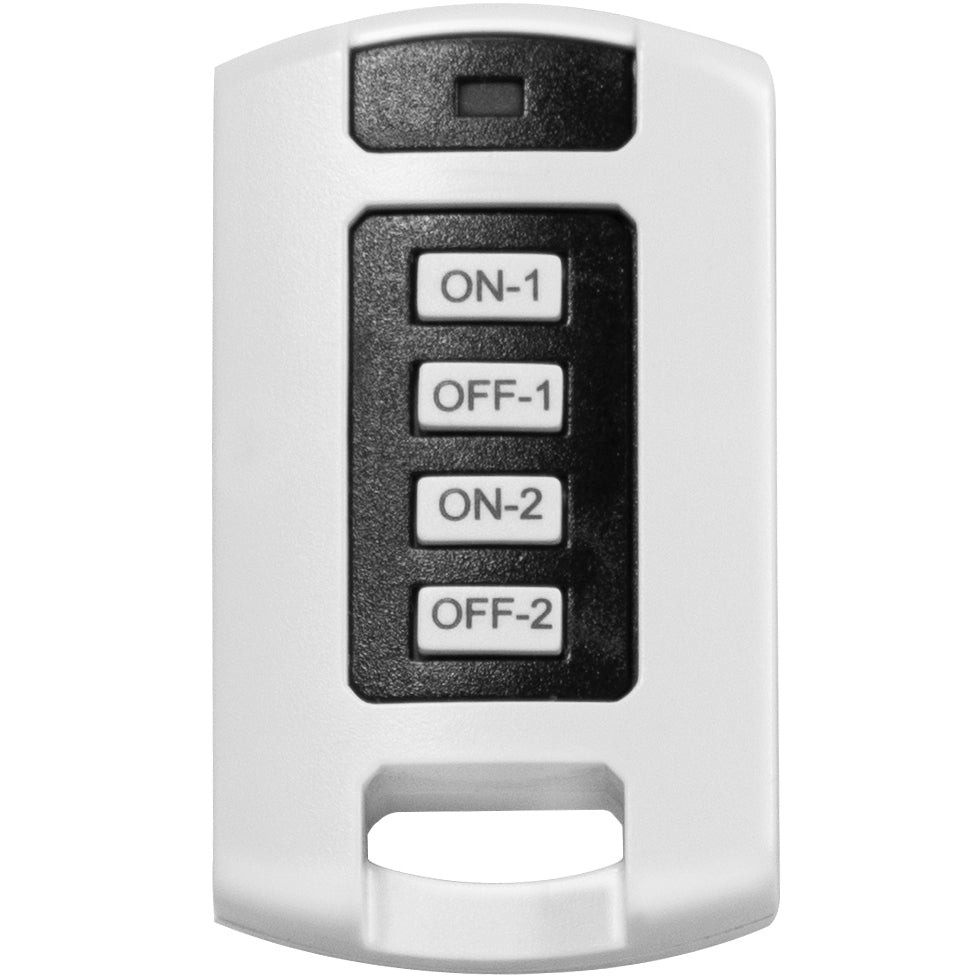 Power outlet 5-way with remote 433 MHz Surge protection 1.5m White