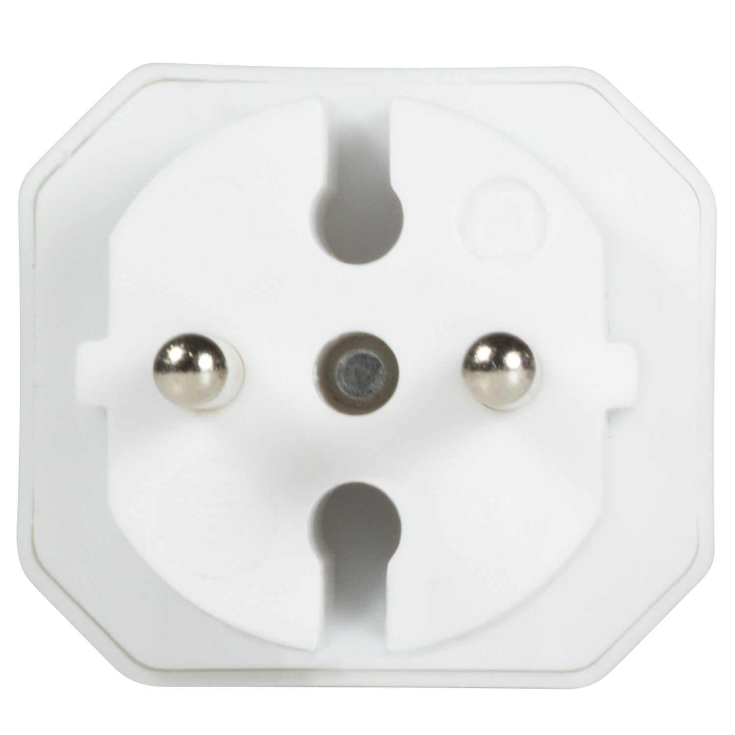 Power outlet with 2 Euro sockets White