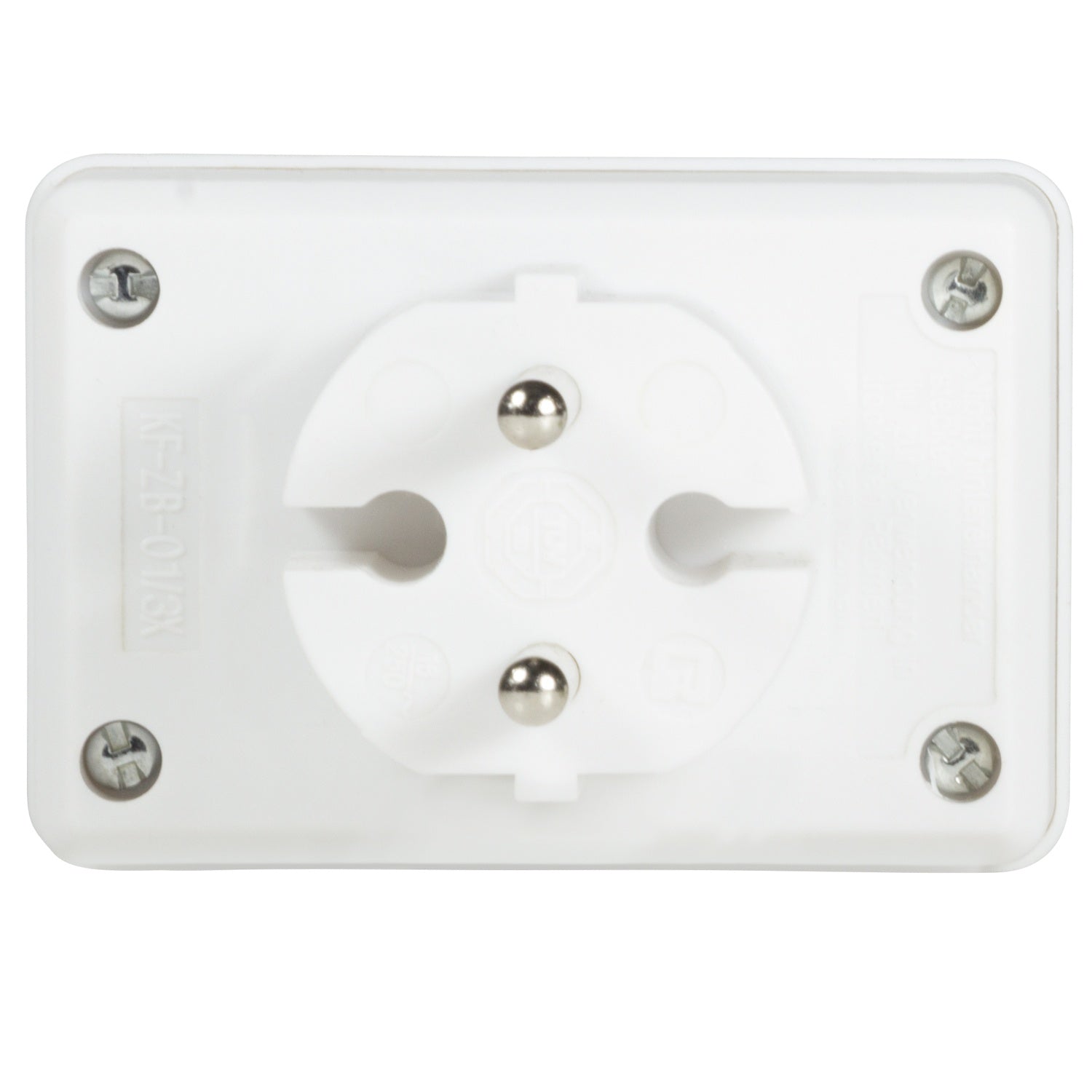 Power outlet with 4 Euro sockets White