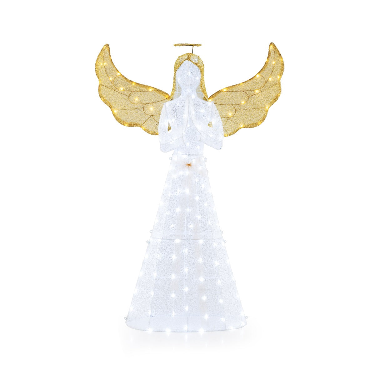 Pre-Lit Christmas Angel 1.55m, 150 LED, Indoor Outdoor