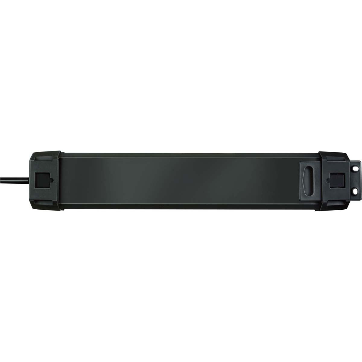 Premium-Line 60.000A power strip with surge protection 6-Way Black 3m H05VV-F 3G1,5