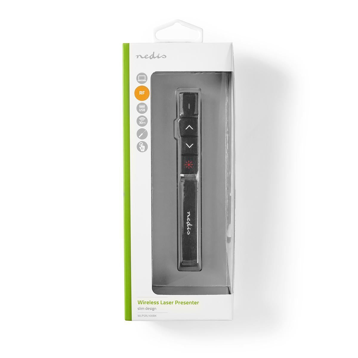 Presenter | Laser pointer distance up to: 100 m | Wireless range up to: 30 m | Black