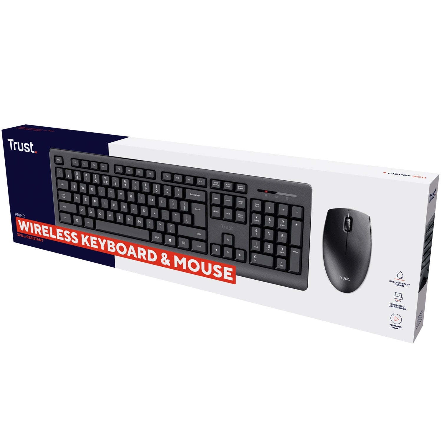 Primo Wireless keyboard and mouse