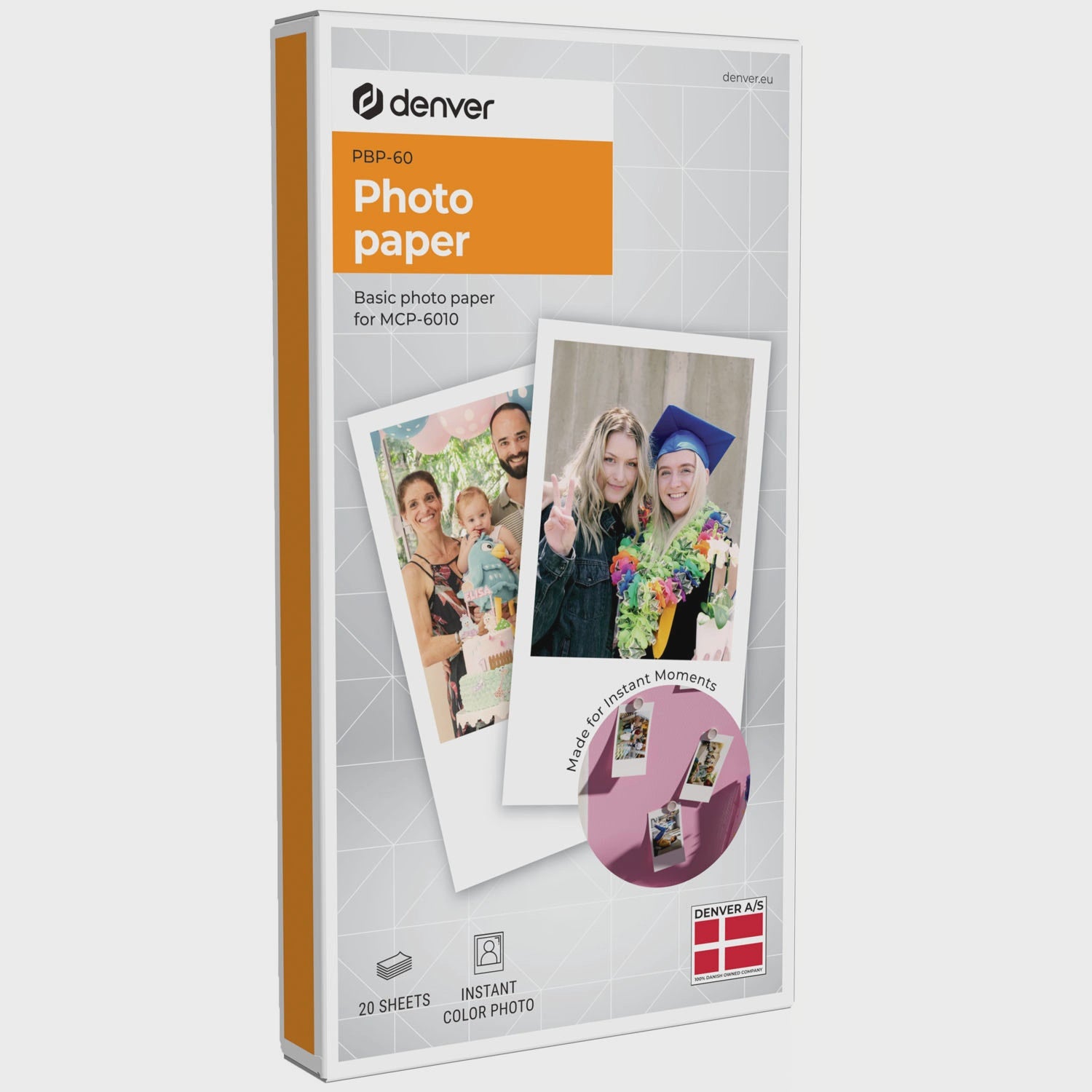Printer Photo Paper, Standard, 20 Sheets