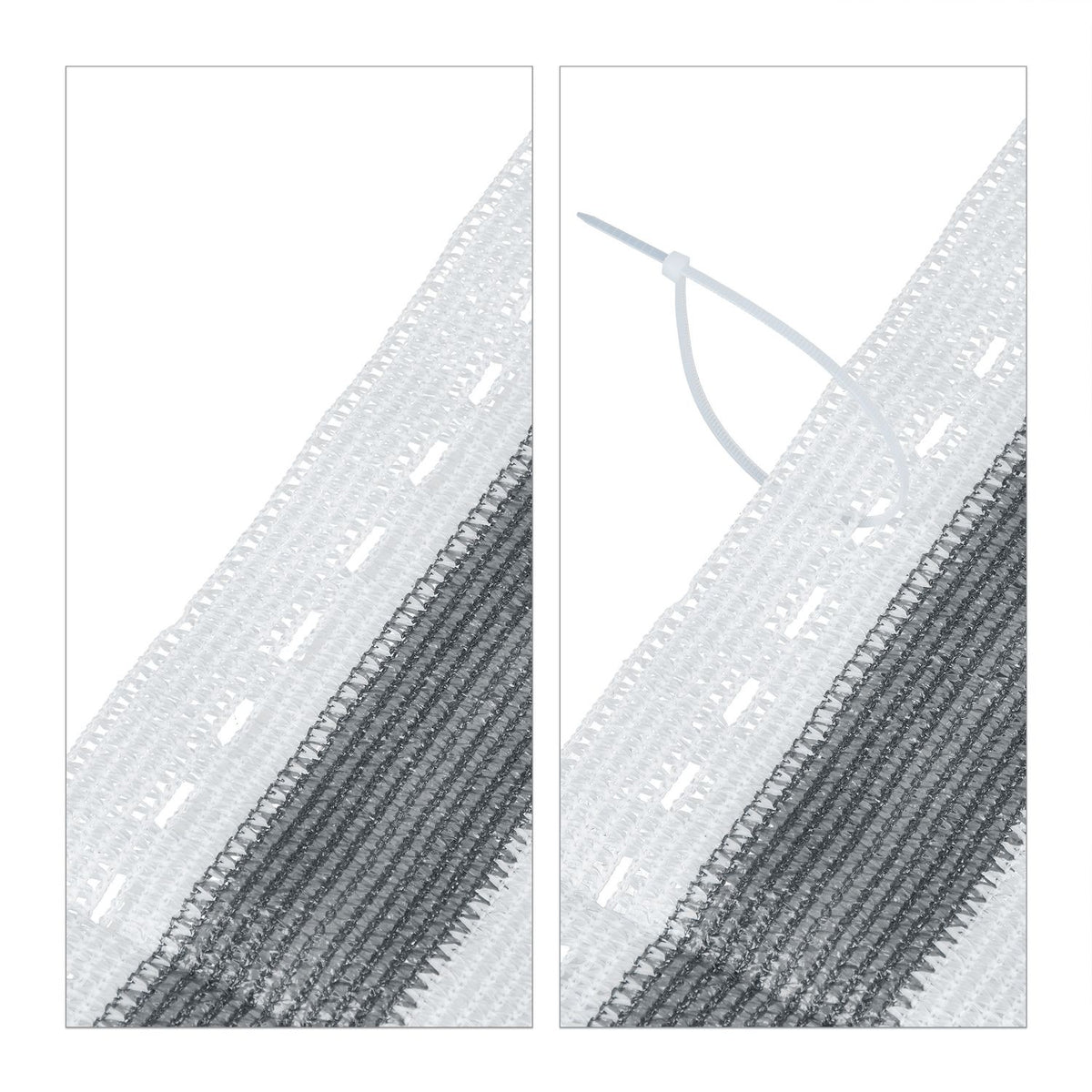 Privacy protection 1.5 m grey-white