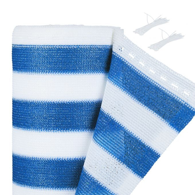 Privacy protection 1.8 m blue-white