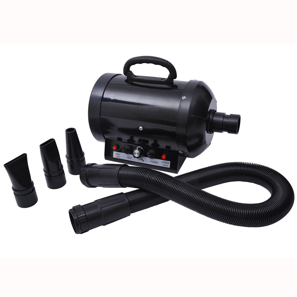 Professional Dog Hair Dryer Animal Hair Dryer Whisper Hair Dryer Dog Dryer 2800W Metal Black 40 X 16 X 20 Cm