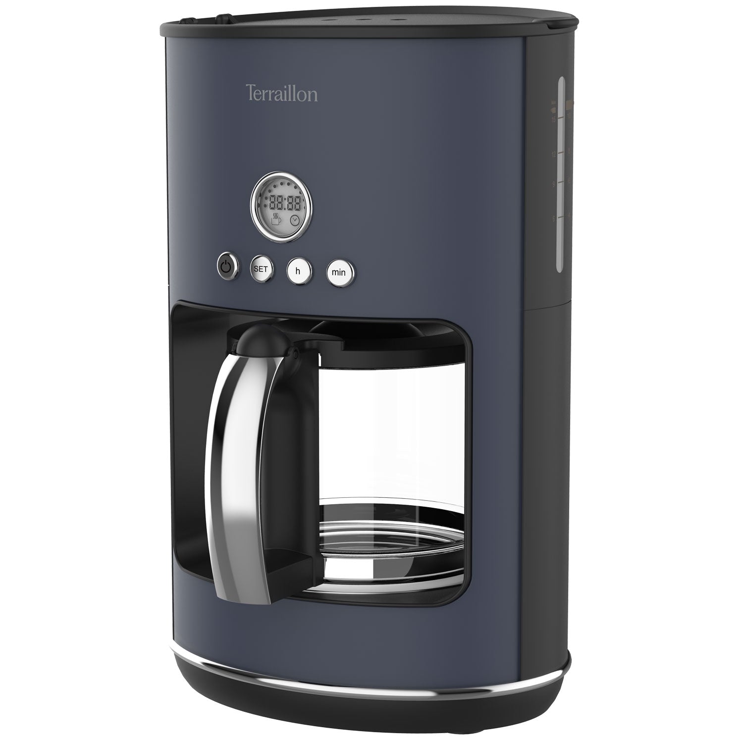 Programmable Coffee Maker – 1.25L, 1080W, Anti-Drip