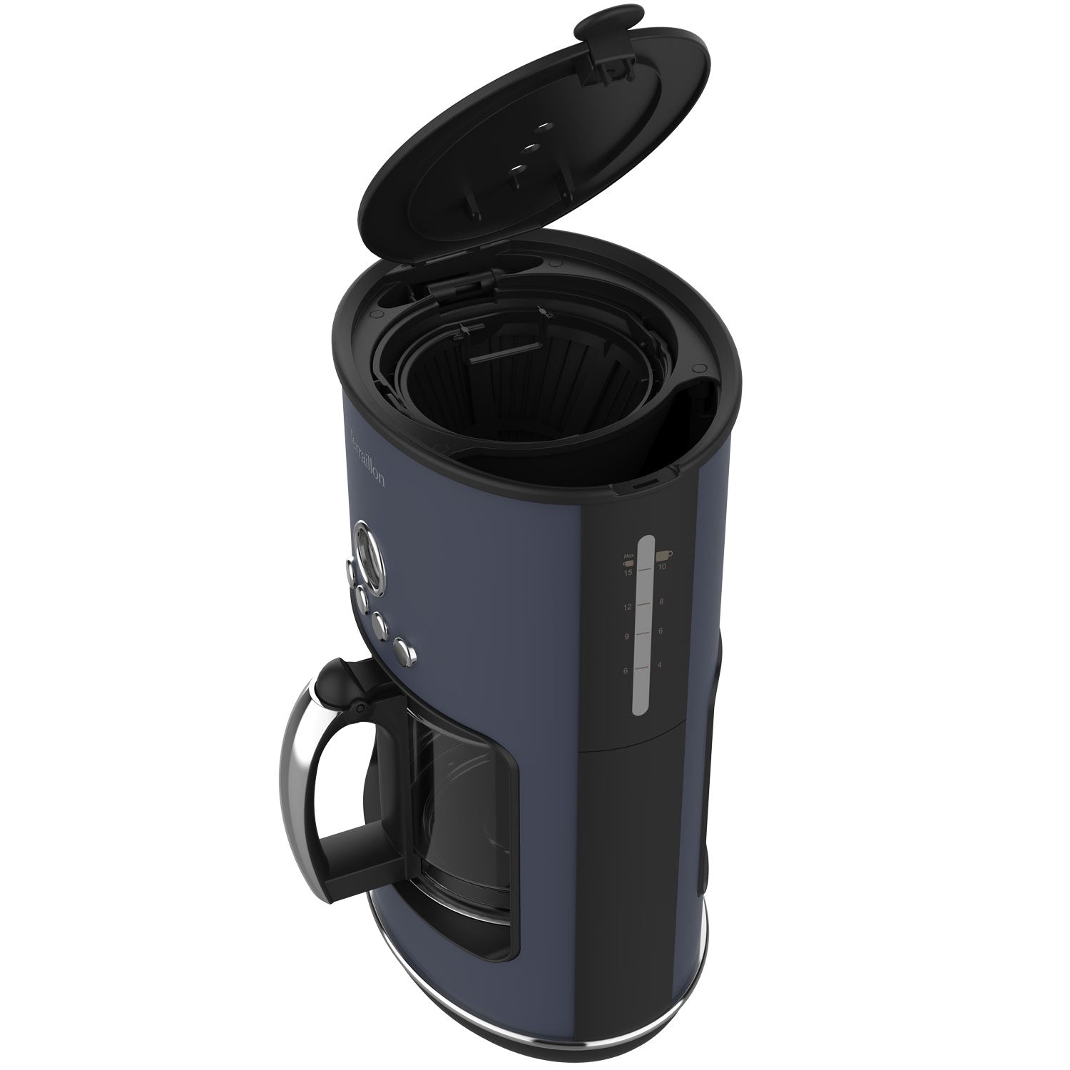Programmable Coffee Maker – 1.25L, 1080W, Anti-Drip
