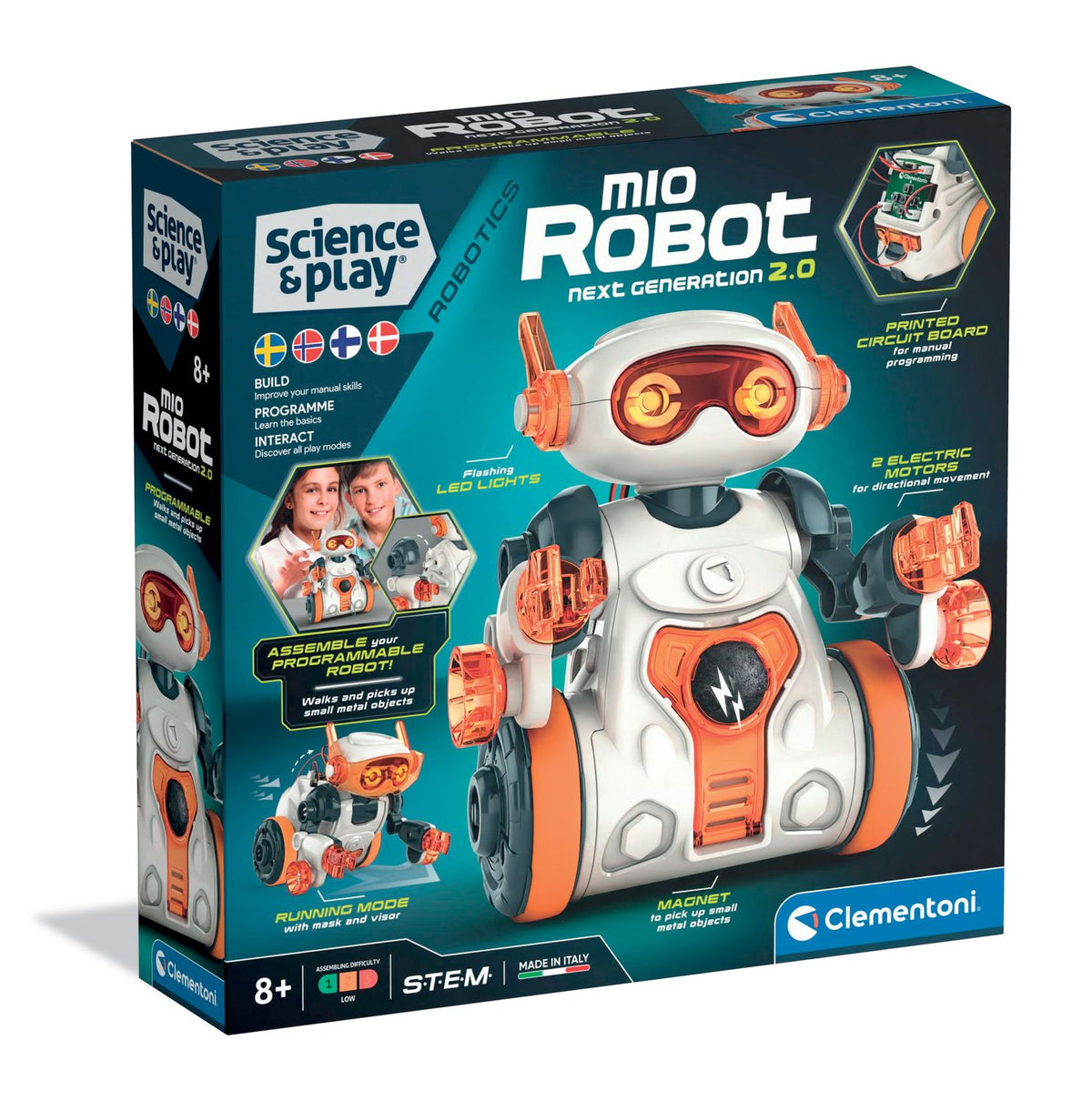 Programmable Robot Kit with App Control, Ages 8+