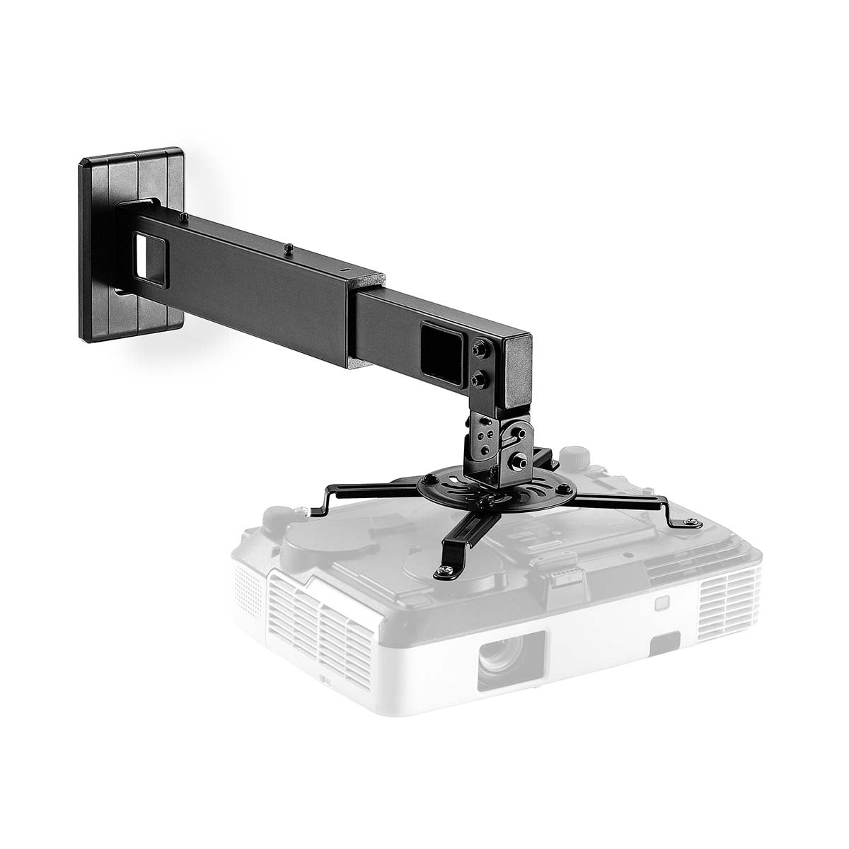 Projector Mount | Fully adjustable | 15 kg | Rotatable | Can be tilted | Steel | Black