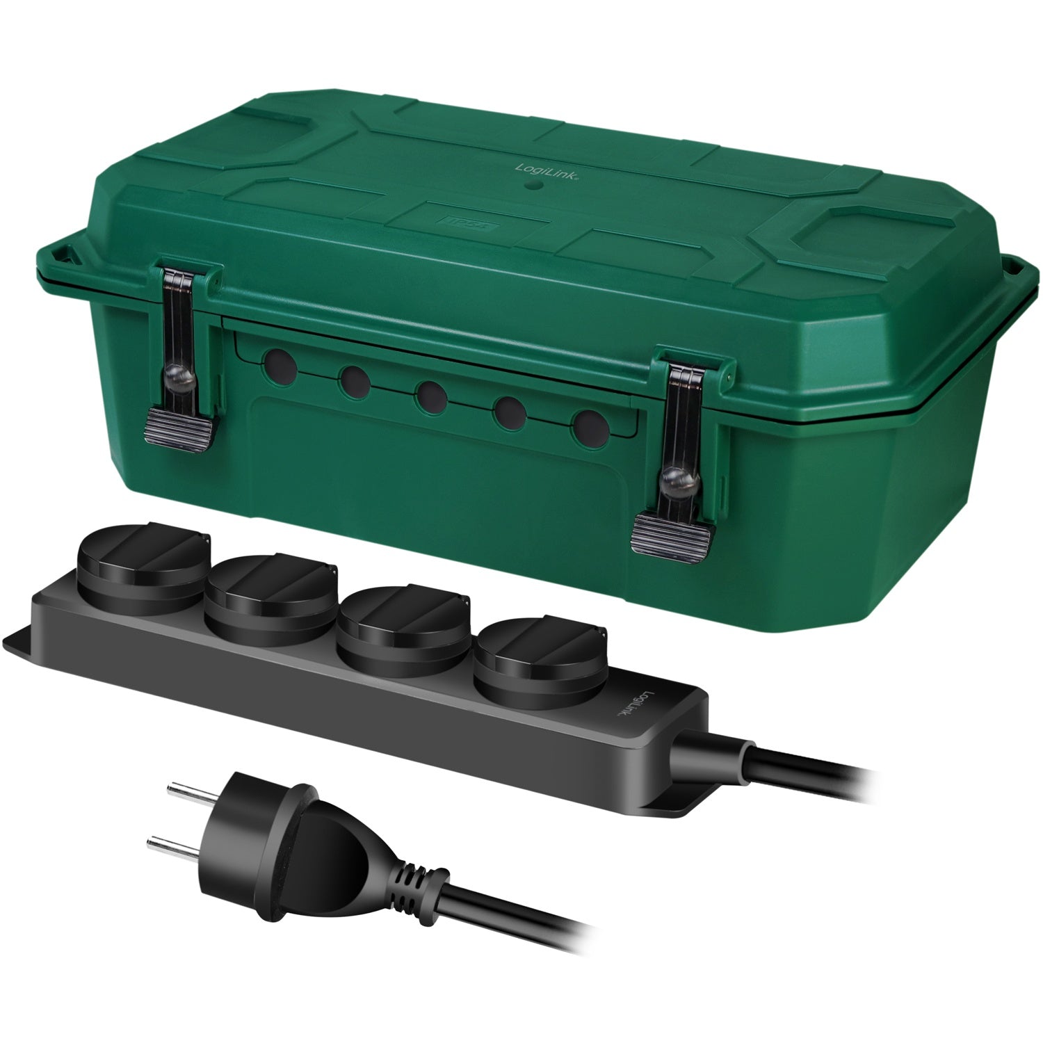 Protection box with branch socket 4-way IP54