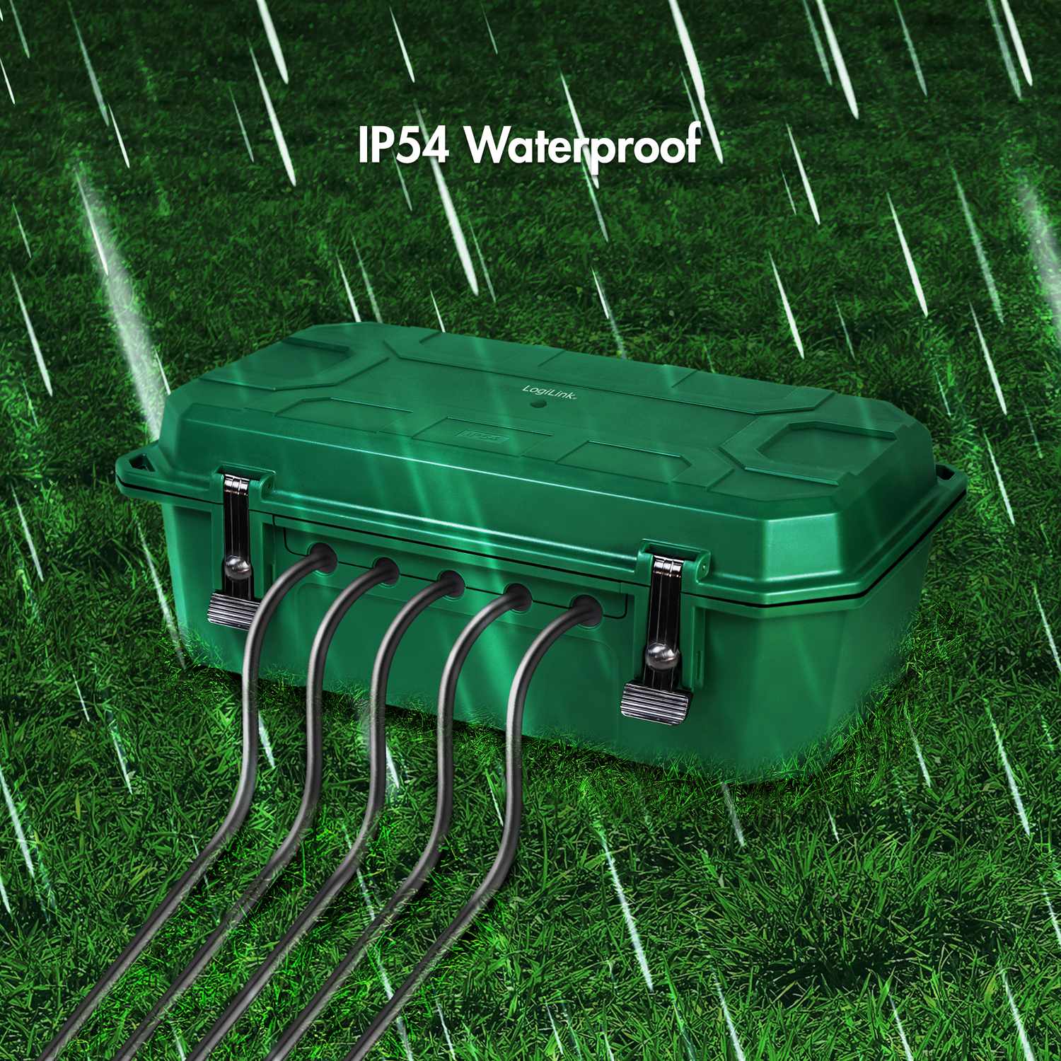 Protection box with branch socket 4-way IP54