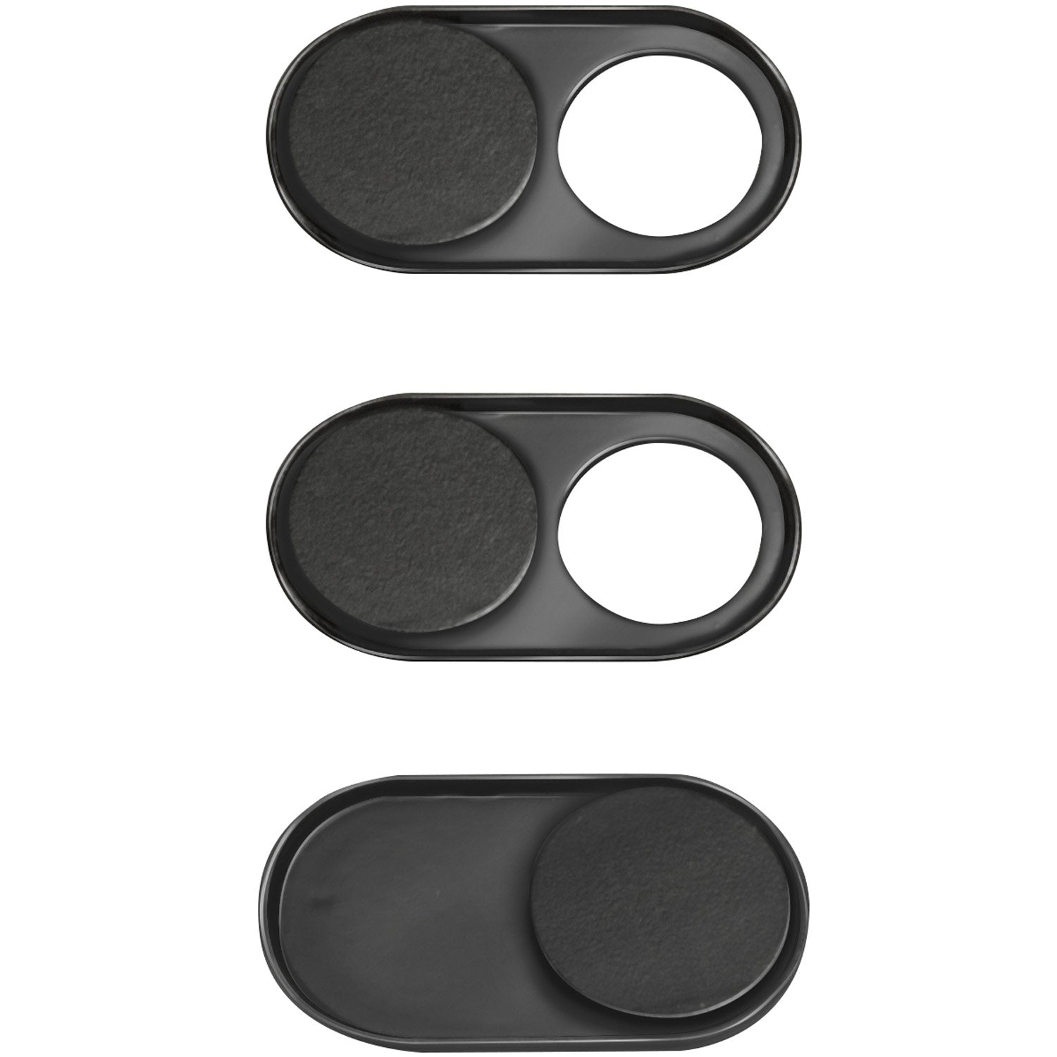 Protection for webcam 3-pack black