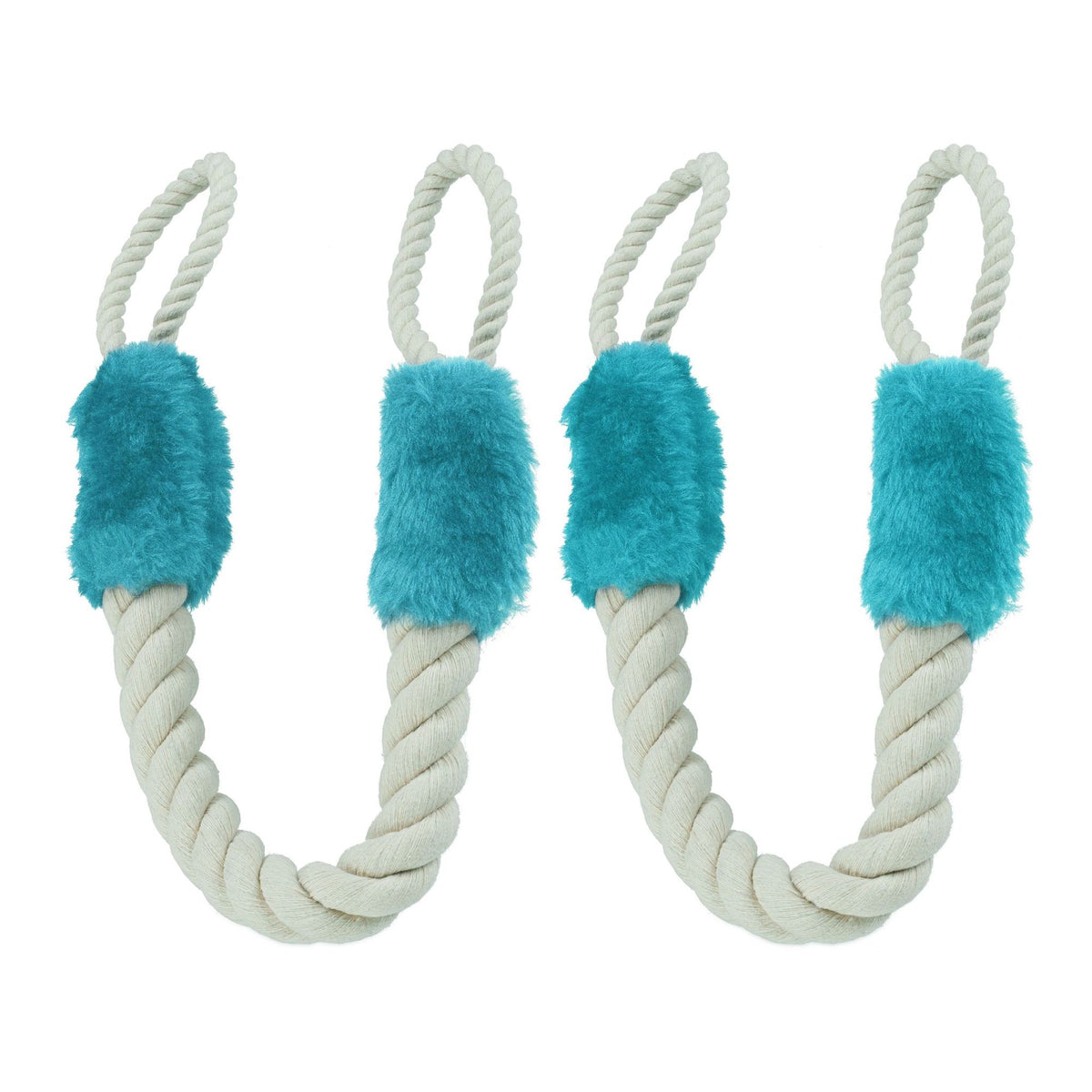 Protective clip for door cord set of 2 blue