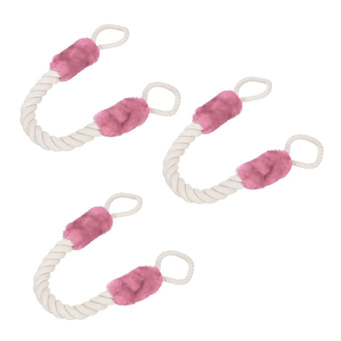 Protective clip for door cord set of 3 pink