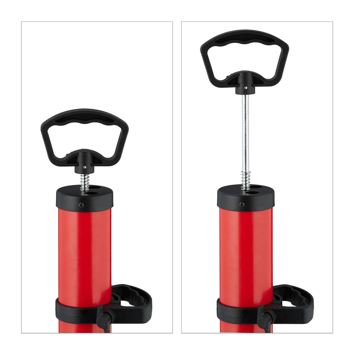 Pump for pipe cleaning 2 accessories