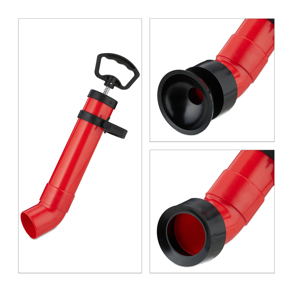 Pump for pipe cleaning 2 accessories